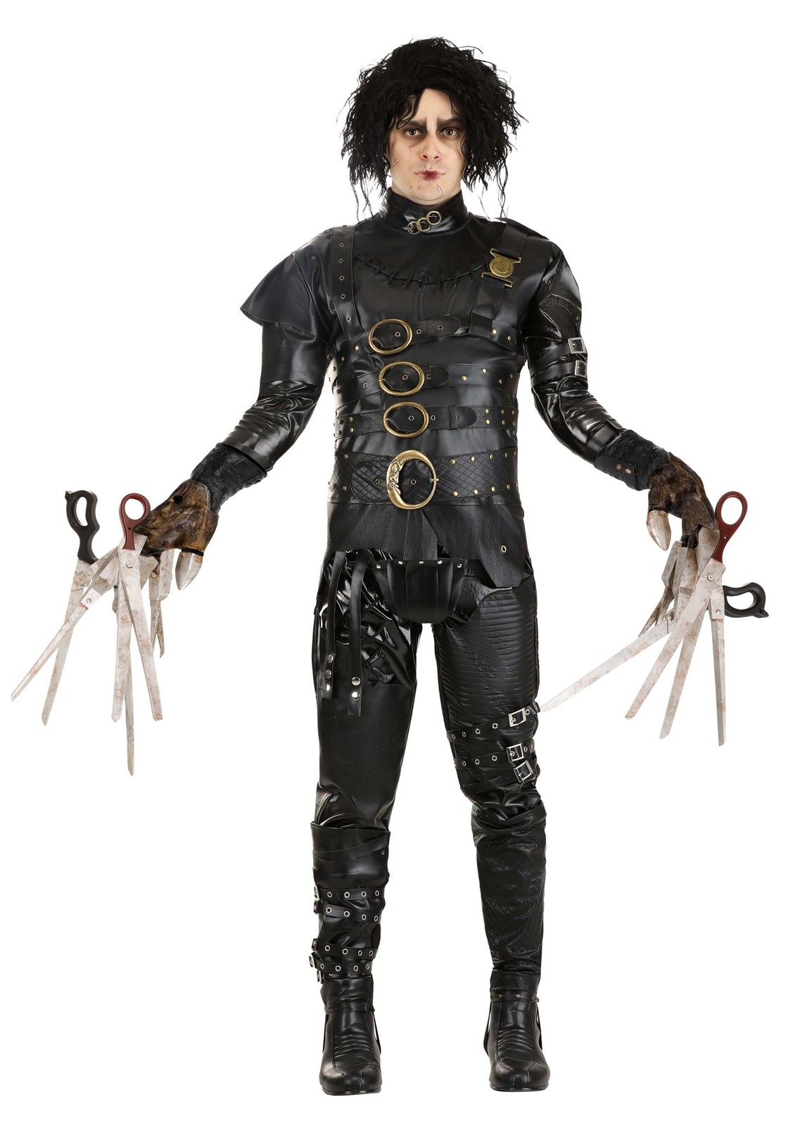 Men\'s Authentic Edward Scissorhands Costume Men\'s Authentic Edward Scissorhands Costume