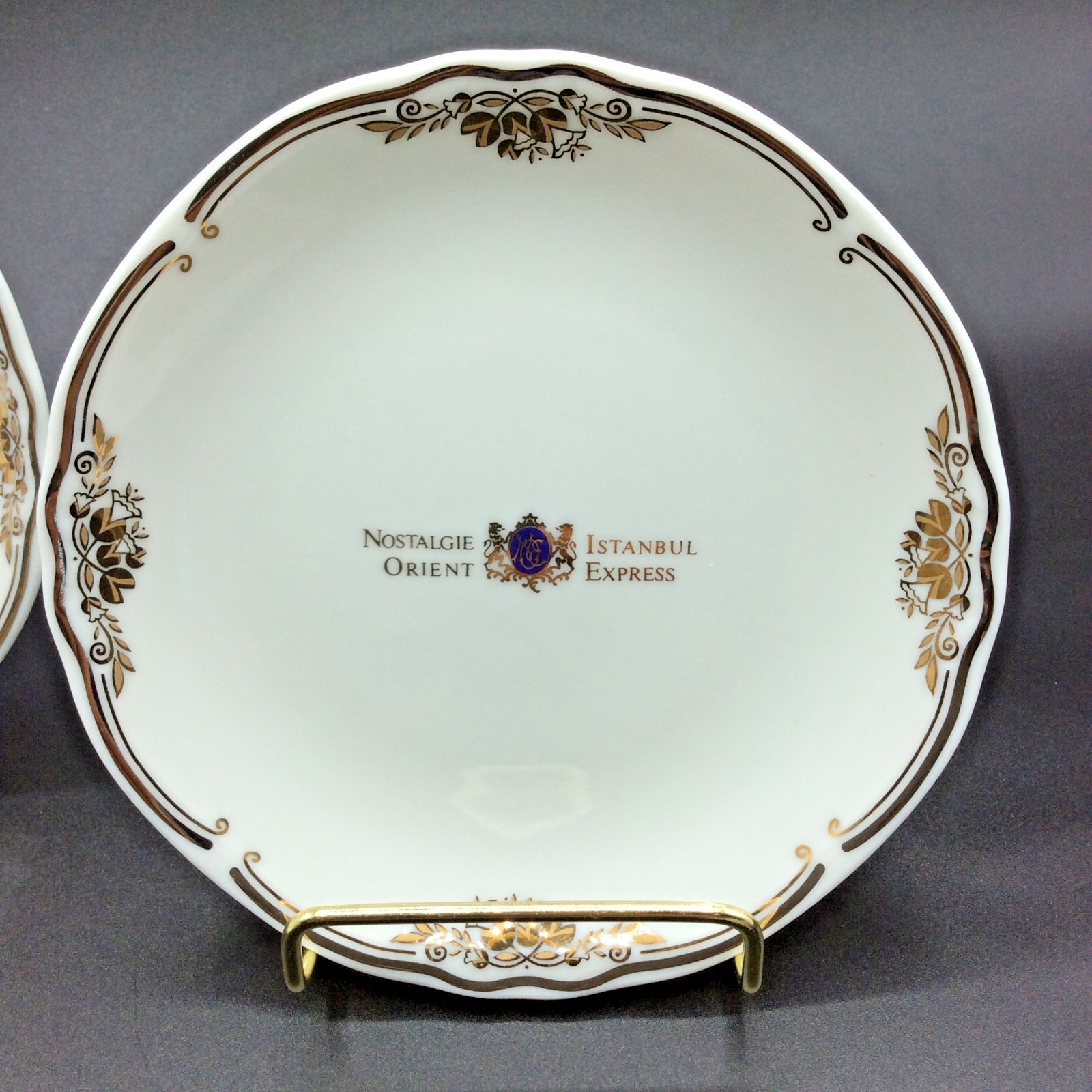 Nostalgie Istanbul Orient Express Porcelain Plates 5pc Set New