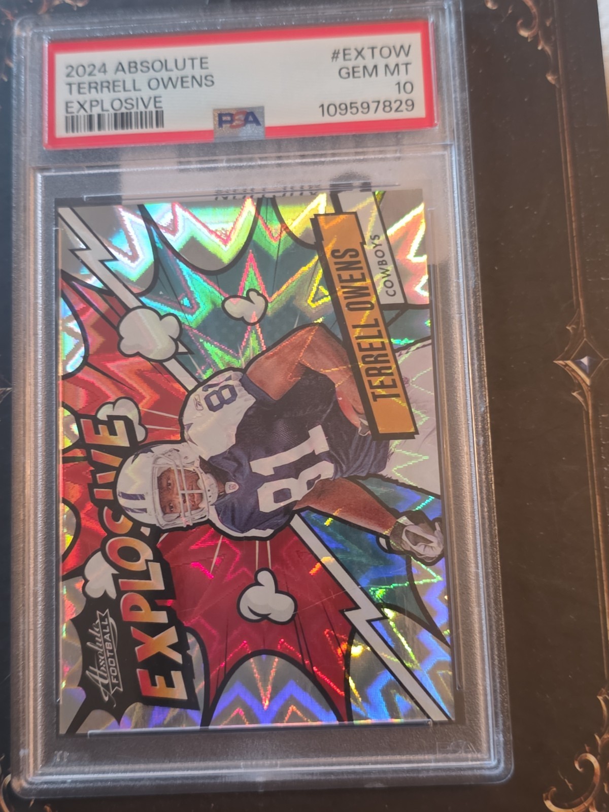 2024 Absolute Terrell Owens Explosive #EXTOW PSA GEM MINT 10 BANG BANG