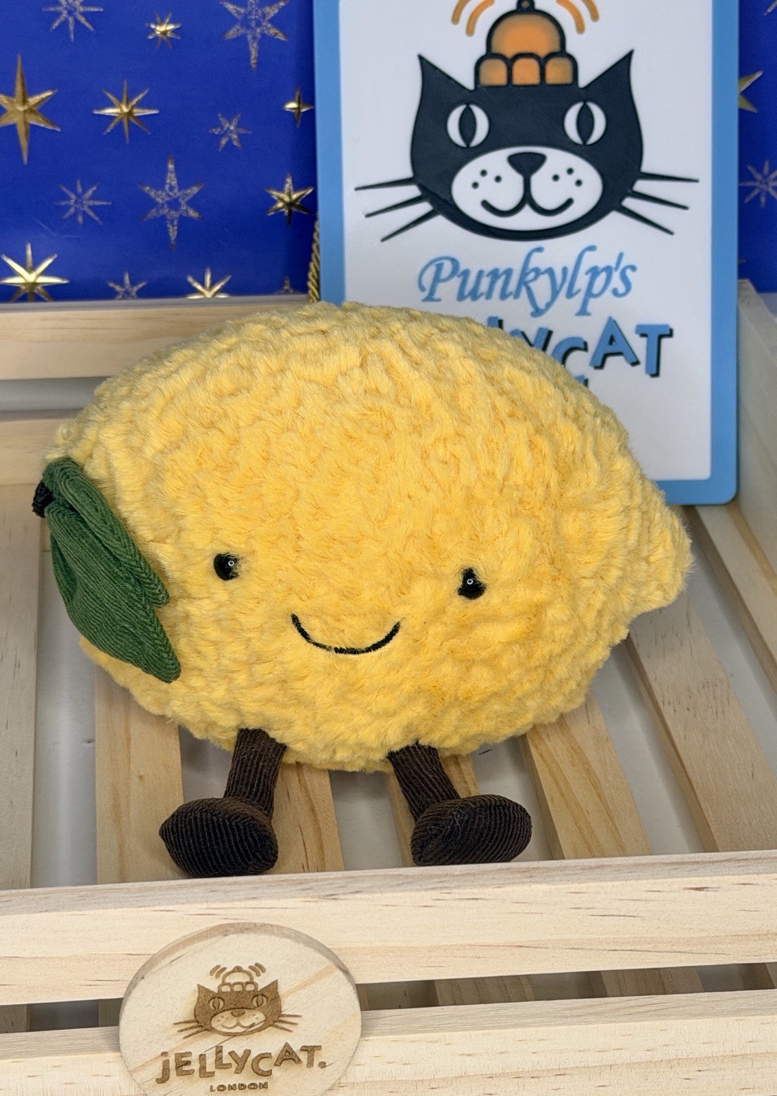 Authentic Jellycat❣️Amuseable Lemon Small + Tag Shield US Seller 🍋❤️