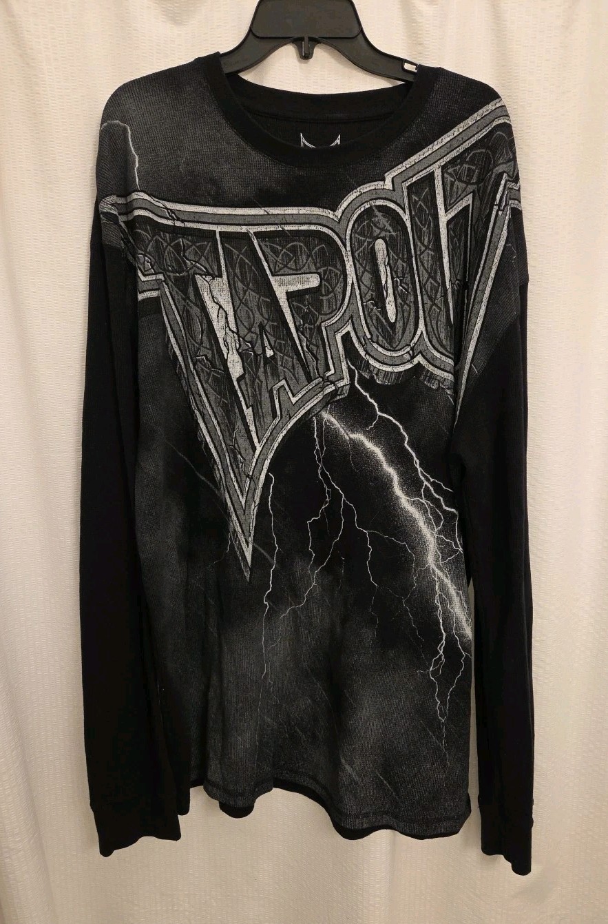 Tapout men\'s Celtic Storm Thermal Long Sleeve Shirt Lightning Size 4XB Tapout men\'s Celtic Storm Thermal Long Sleeve Shirt Lightning Size 4XB