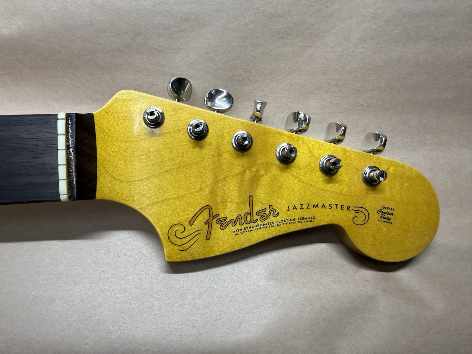60\'s Jazzmaster neck To Order vintage Fender specs custom order