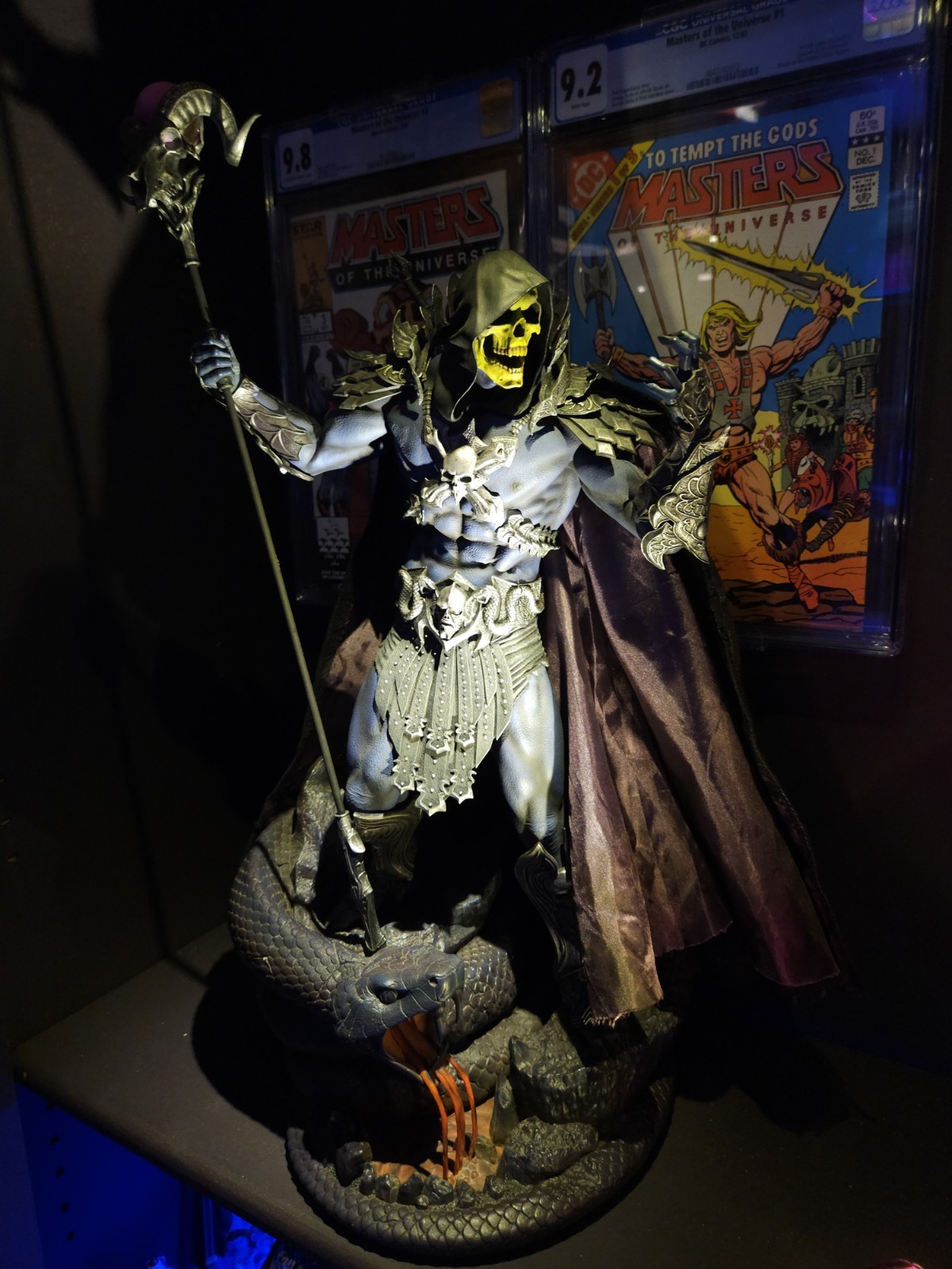 Sideshow Collectibles Exclusive version Skeletor Statue, He-man, MOTU Sideshow Collectibles Exclusive version Skeletor Statue, He-man, MOTU