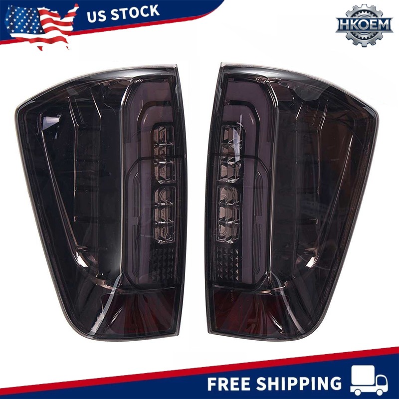 2X Smoked LED Rear Tail Light for Nissan Frontier Navara NP300 D23 2015-2019 2X Smoked LED Rear Tail Light for Nissan Frontier Navara NP300 D23 2015-2019