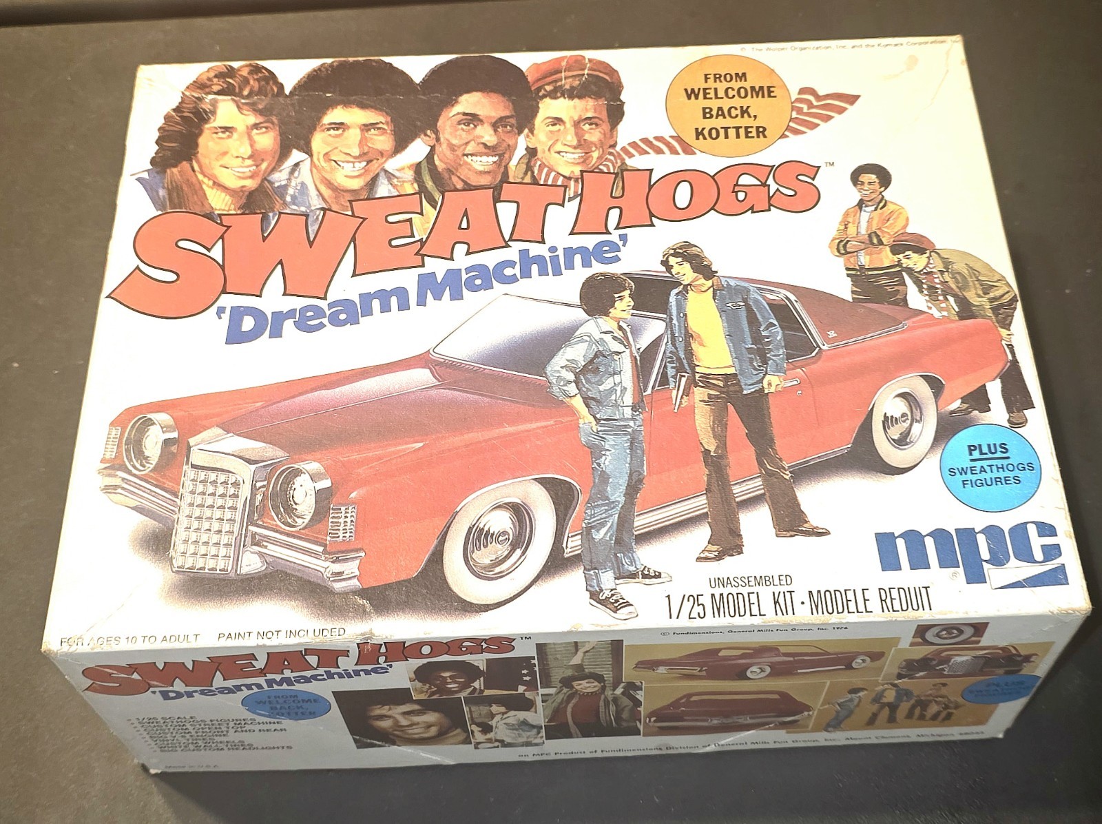 Sweat Hogs Dream Machine Model Kit Vintage 1976 MPC Box Instructions AS-IS Parts Sweat Hogs Dream Machine Model Kit Vintage 1976 MPC Box Instructions AS-IS Parts