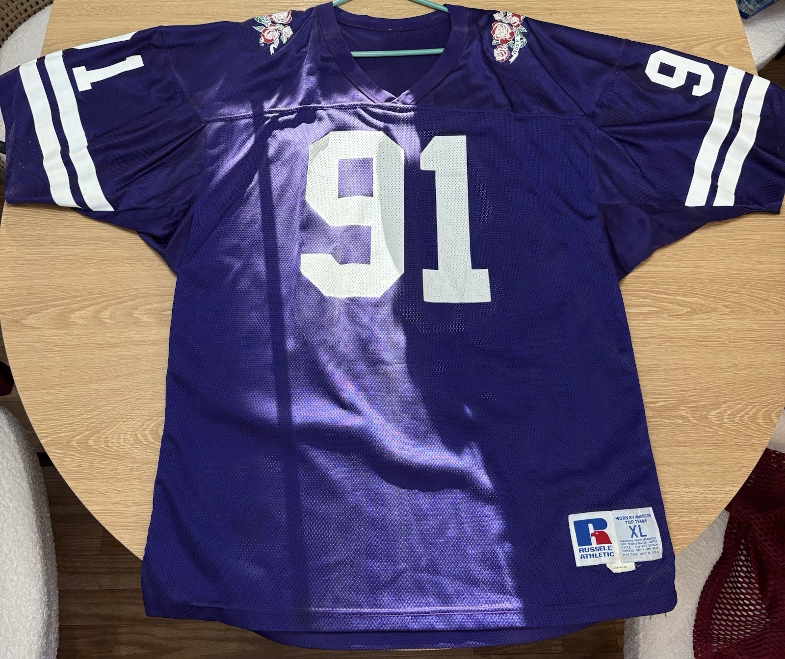 Vintage 1991 Rose Bowl Washington Huskies Authentic Football Jersey
