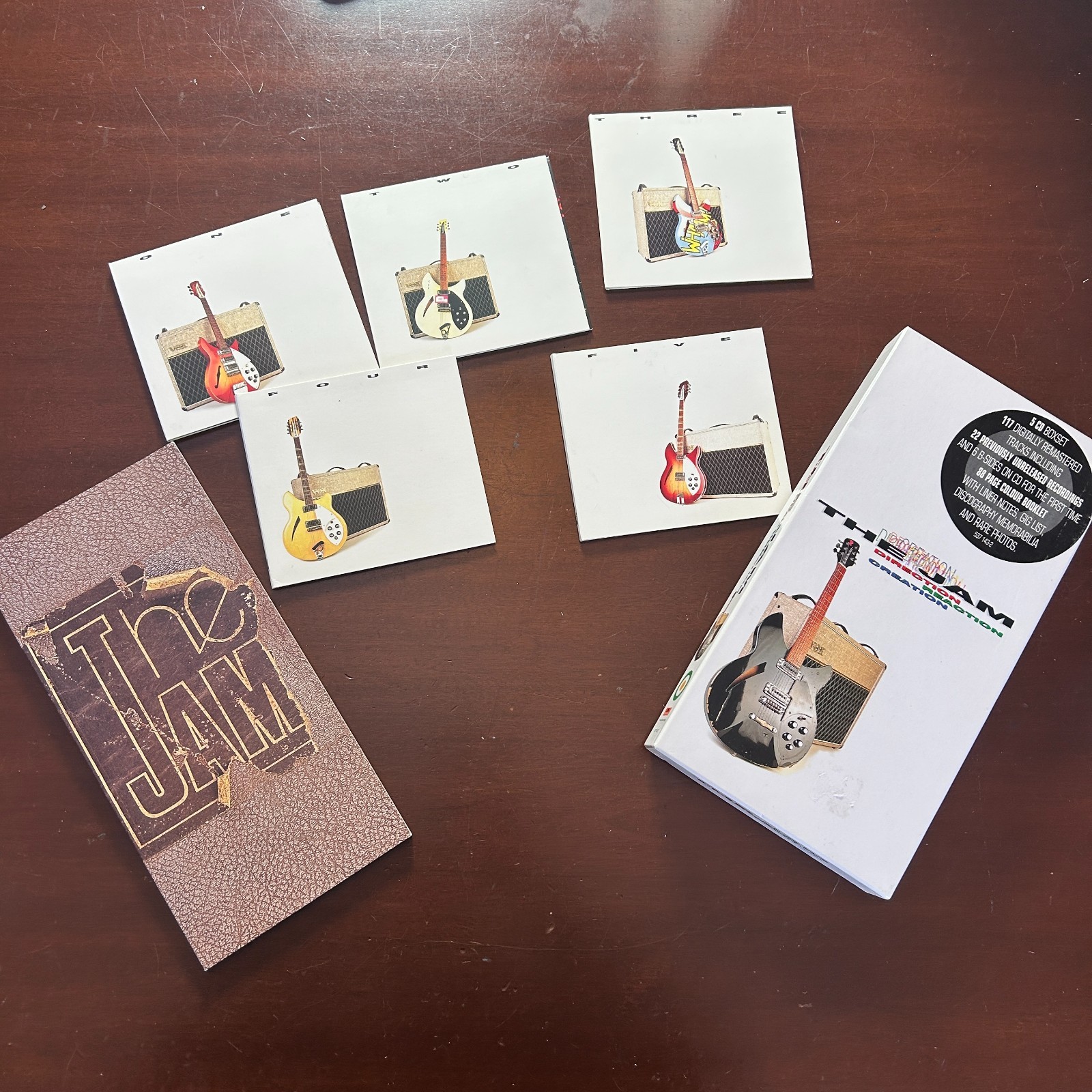 THE JAM Direction Reaction Creation 5 CD 1997 BOX SET w/ Book Polydor 537143-2