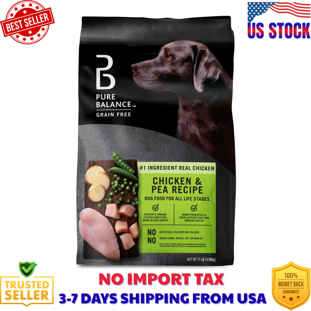 Pure Balance Chicken & Pea Recipe Dry Dog Food, Grain-Free, 24 lb