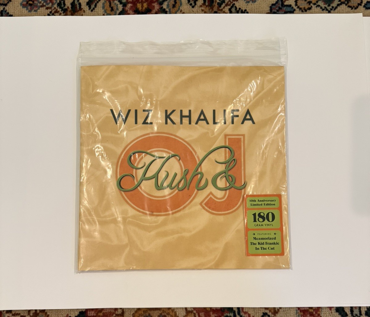 Wiz Khalifa Kush & Orange Juice OJ 2LP Green Vinyl Record 2020 Gatefold 180 Gram Wiz Khalifa Kush & Orange Juice OJ 2LP Green Vinyl Record 2020 Gatefold 180 Gram