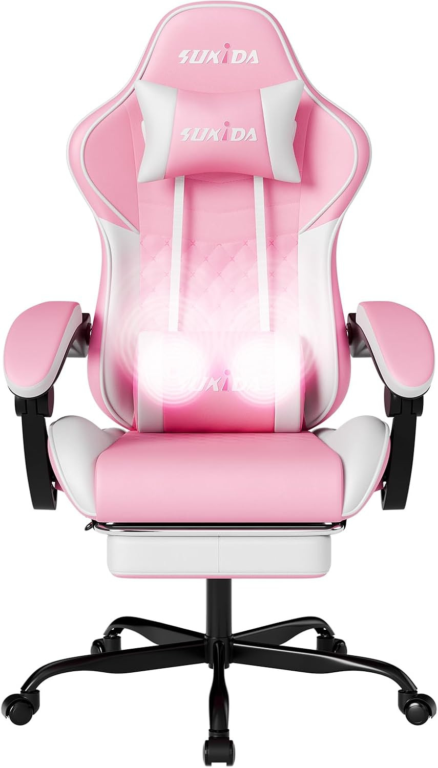 Ergonomic Video Gamer Chairs Gaming Computer Chair Gamer Chairs for Adults Massa