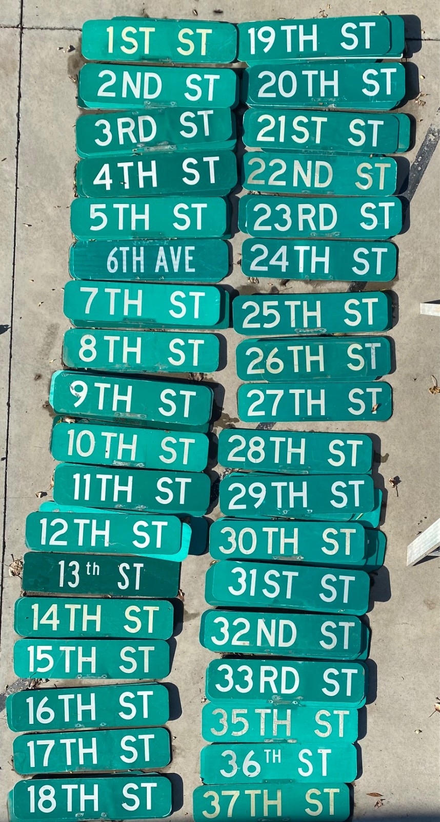 Vintage retired street signs from Durango your choice 6x30 inches 2-sided