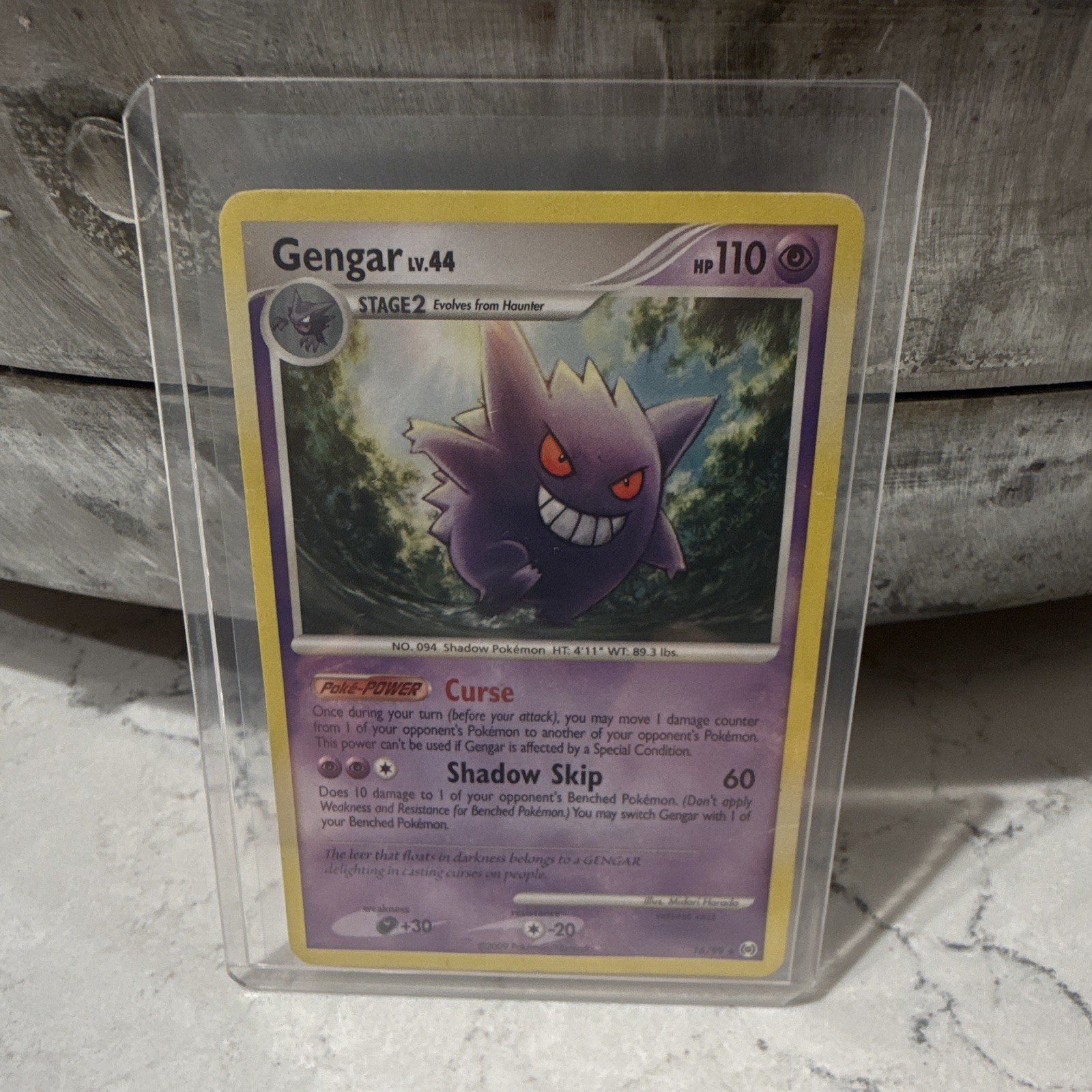 Nintendo Pokemon DP1 Diamond & Pearl Gengar 27/130 Rare Regular Stage 2 110HP EN
