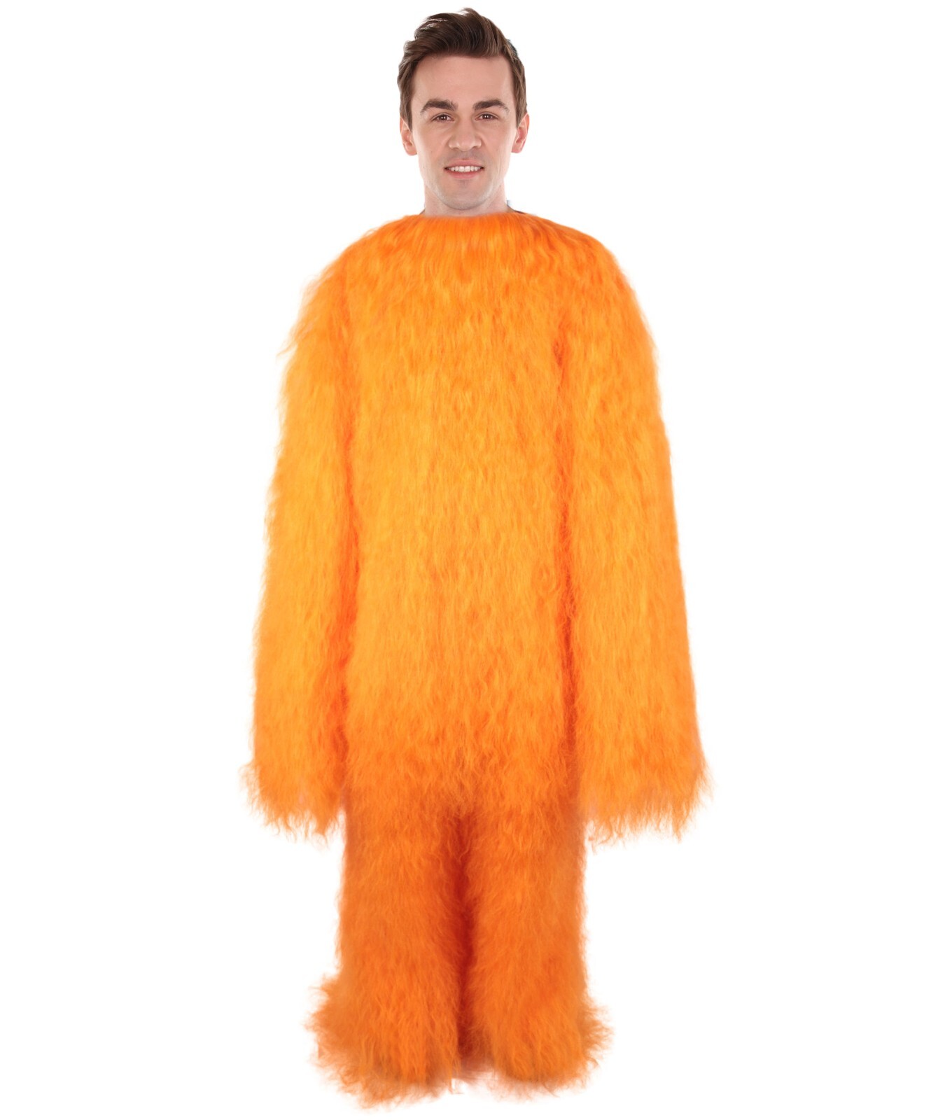 Unisex Hairy Warrior Mountain Bigfoot Yeti Costume | Ape Military Leader Costume