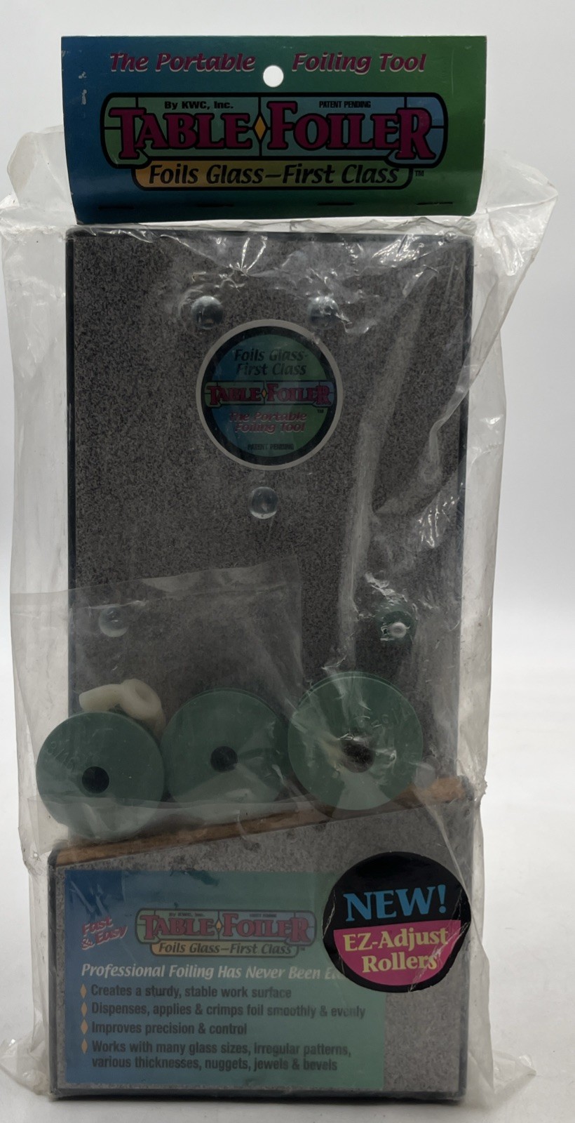 KWC Table Foiler Heavy Duty Foils Glass-First Class New Sealed NOS Model 4004 KWC Table Foiler Heavy Duty Foils Glass-First Class New Sealed NOS Model 4004