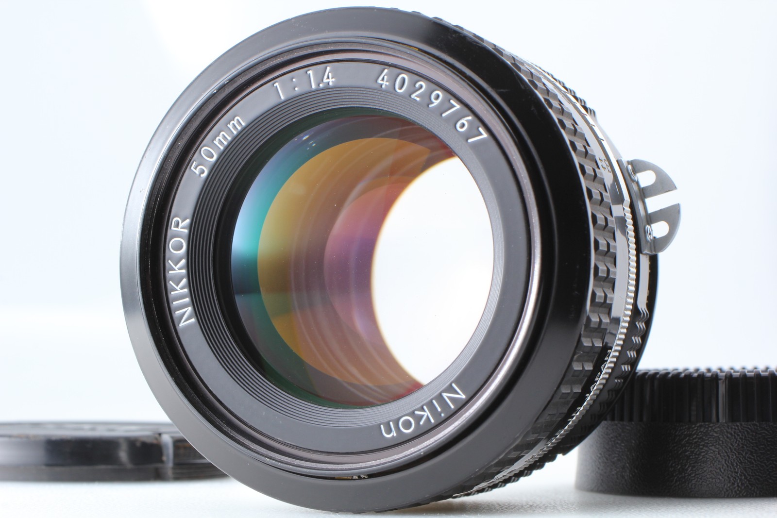 [Ex+5 W/Cap] Nikon Ai NIKKOR 50mm F1.4 MF Standard Prime Lens From JAPAN