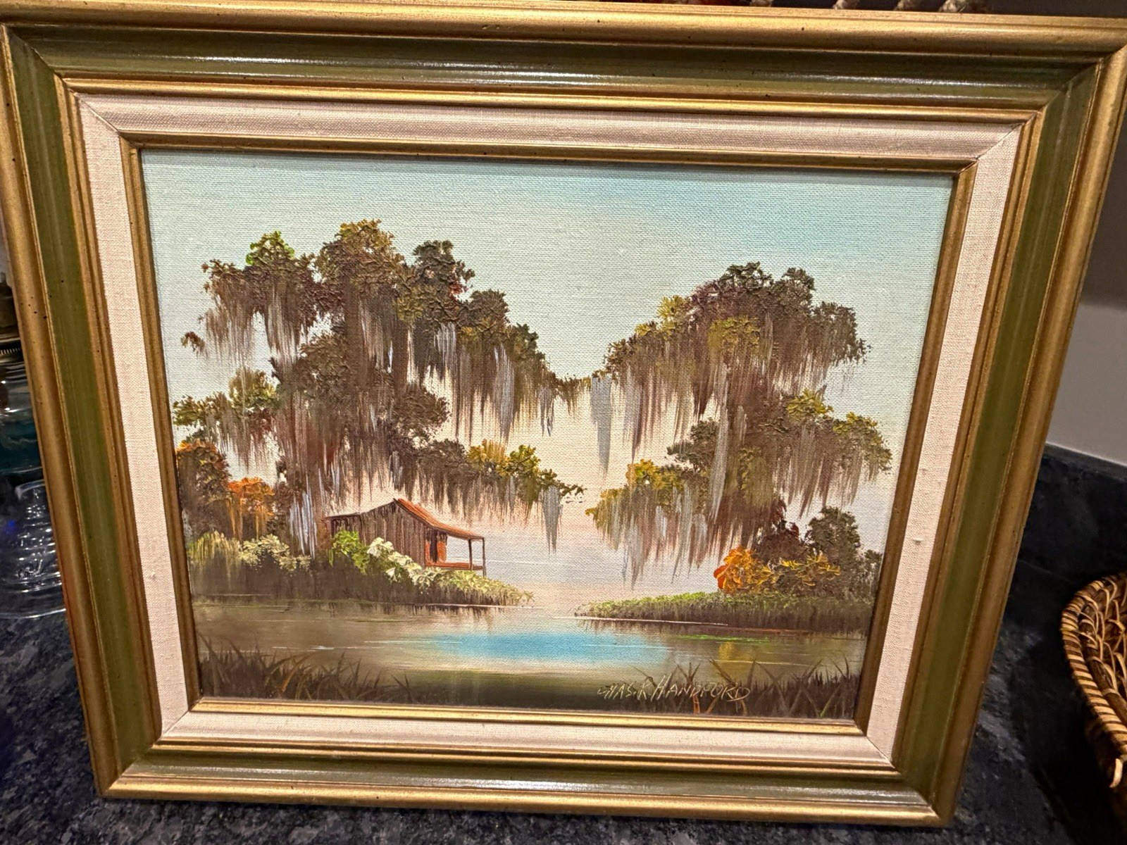 Charles R. Handford Original OOAK Signed Framed Realism Landscape 11x14 1979