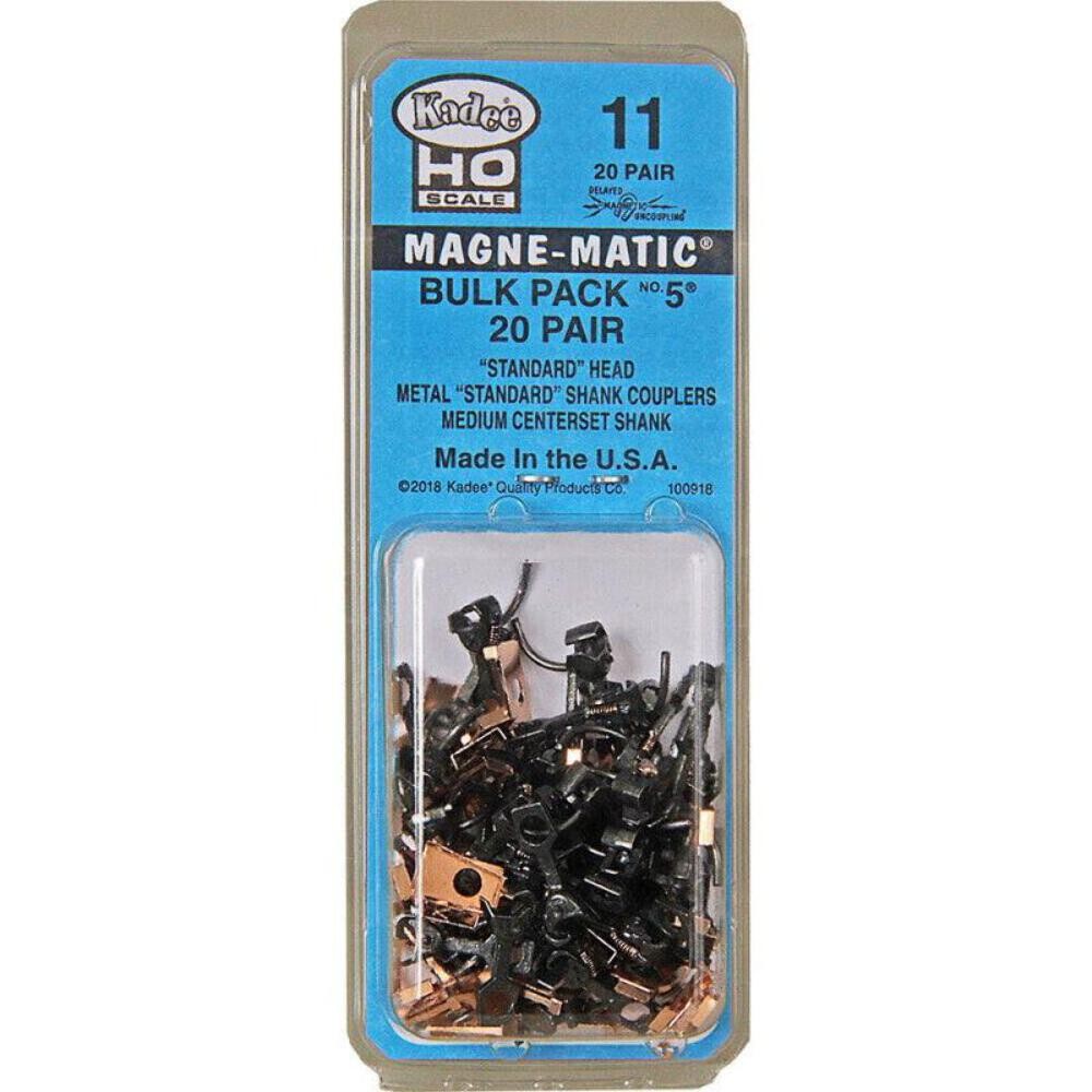 NEW Kadee HO Scale #5 Universal Magne-Matic Couplers (40) 11