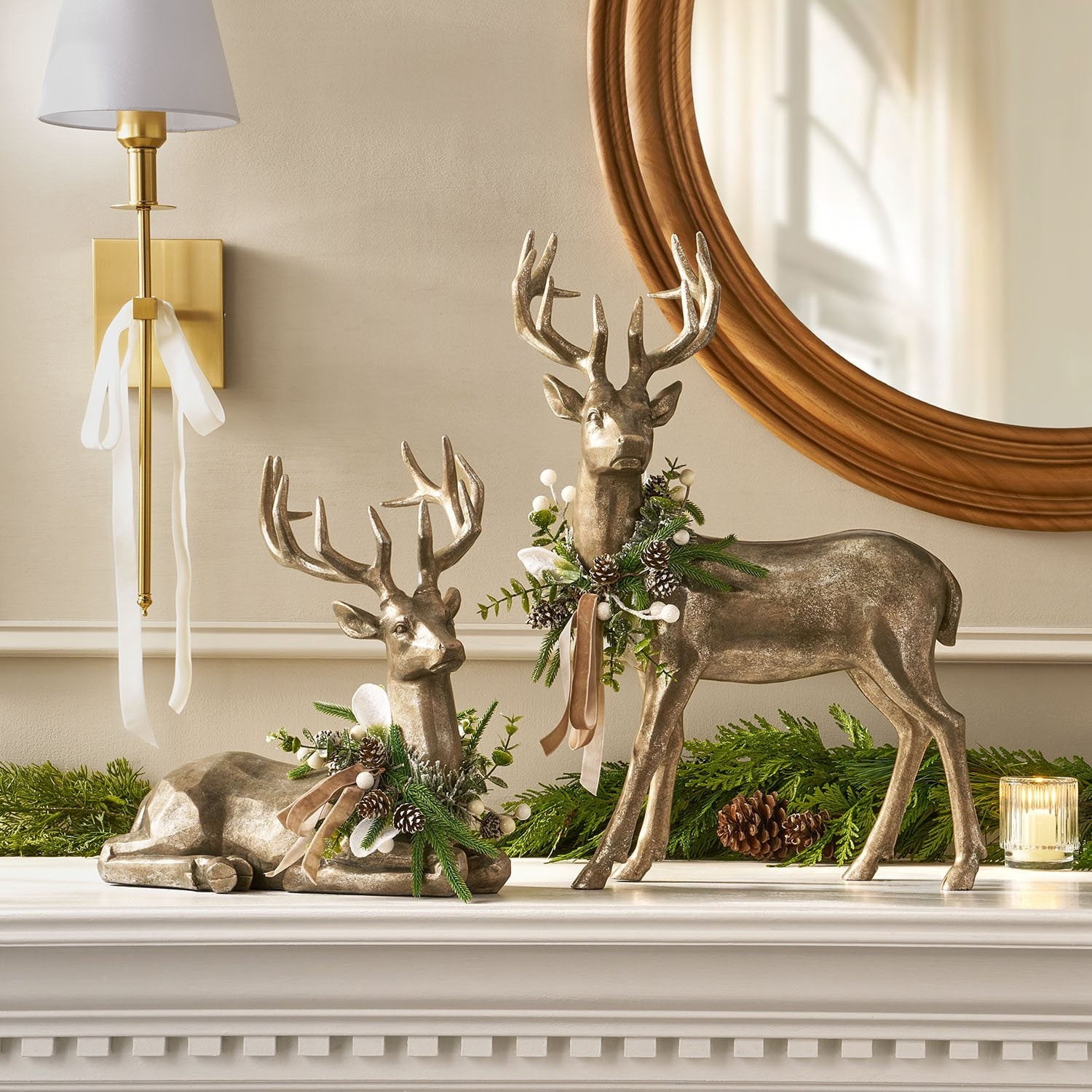 Member\'s Mark Holiday Deer Décor, Set of 2