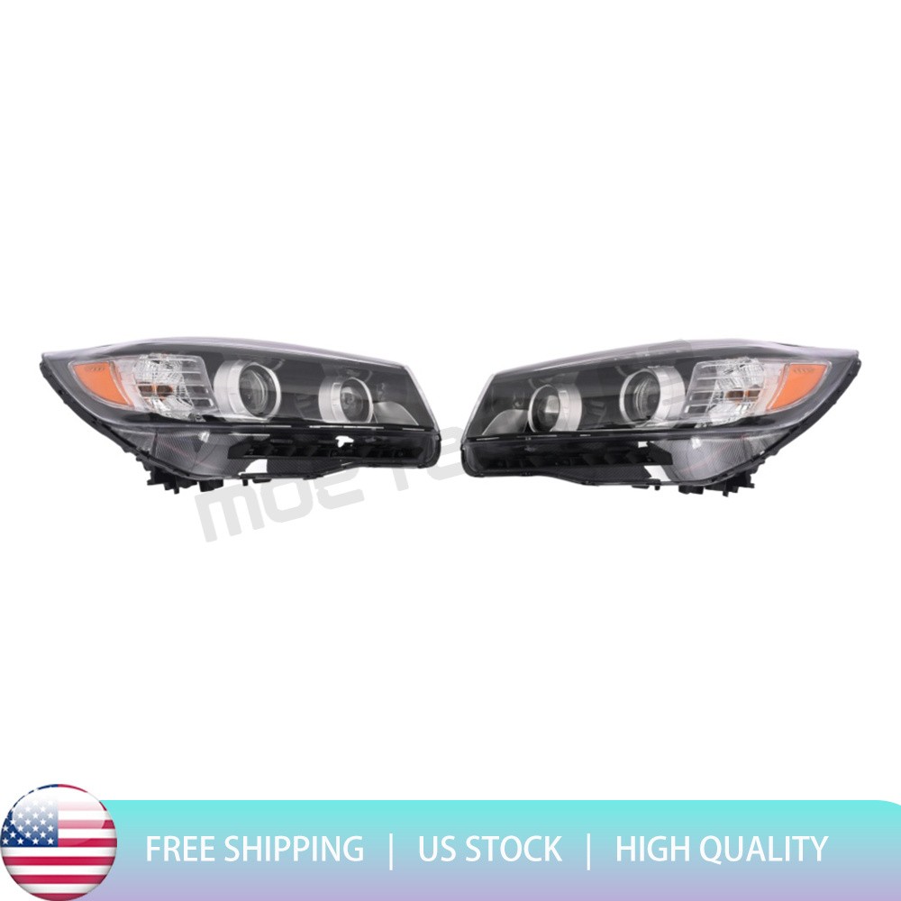 For 2016-2018 Kia Sorento Headlight Halogen w/ LED DRL 2pcs