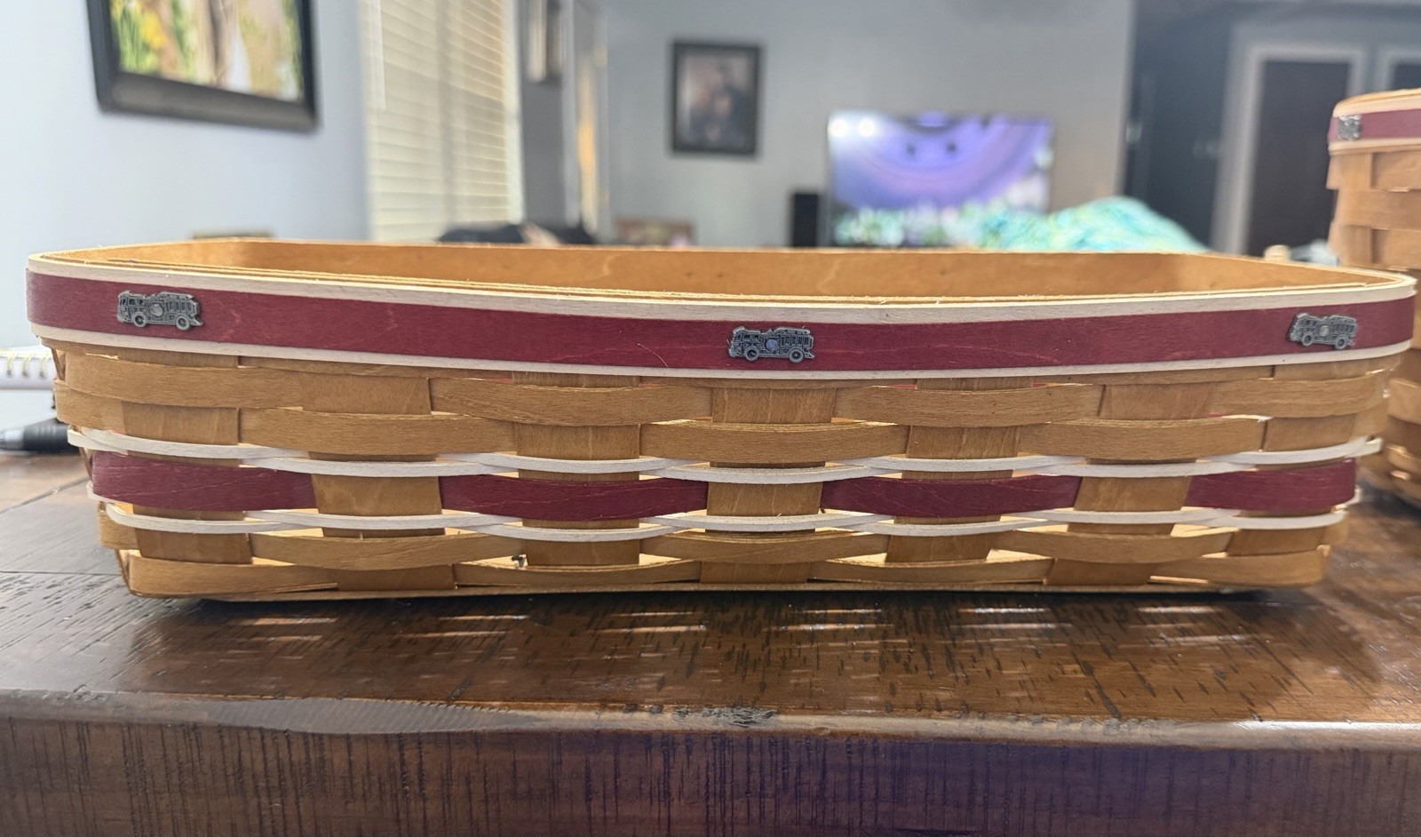 Very Rare Firefighter Longaberger Basket. Made for Marathon Petroleum Firefight Very Rare Firefighter Longaberger Basket. Made for Marathon Petroleum Firefight