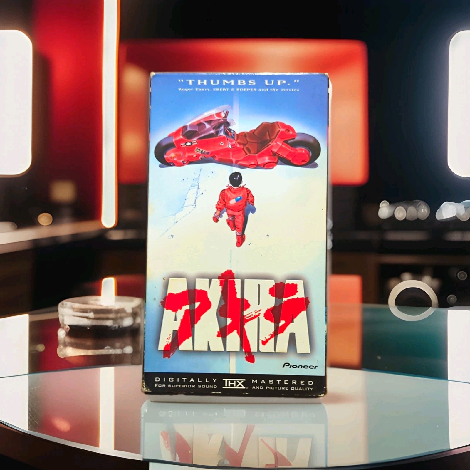 Akira VHS Pioneer THX Widescreen Matrix Stamp DLX 326 Factory Label 013023023030
