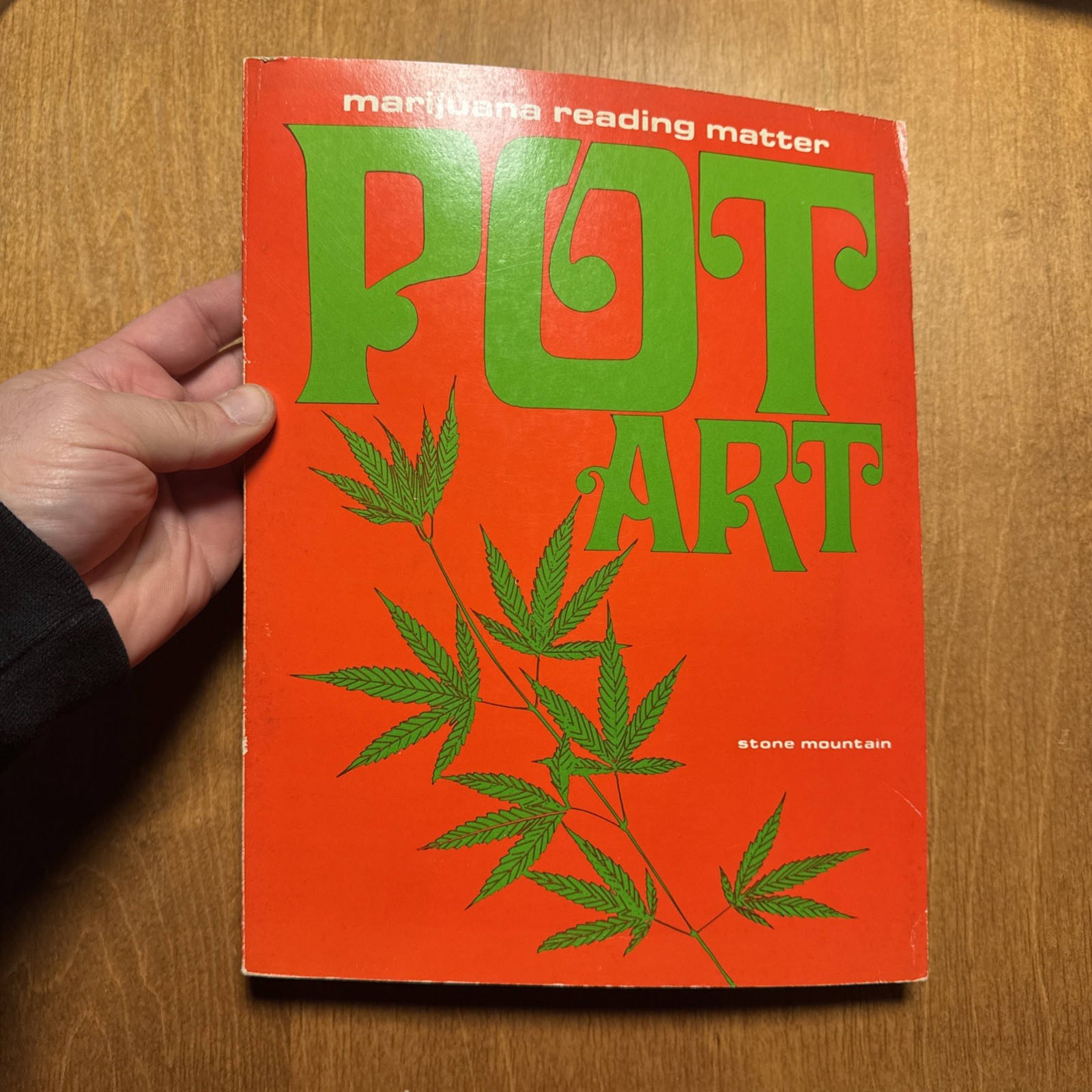 Pot Art Stone Mountain Book vintage cannabis marijuana psychedelic