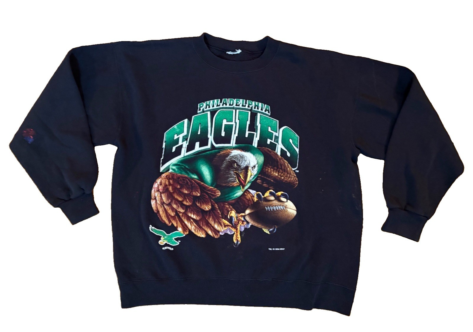 Vintage Nutmeg NFL Philadelphia Eagles 1994 Crewneck Sweatshirt READ FOR SIZE 