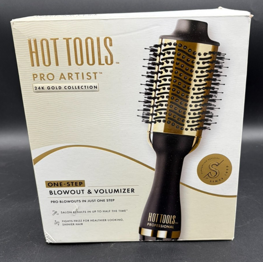 Hot Tools Pro Artist 24K Gold One-Step Blowout & Volumizer, NEW