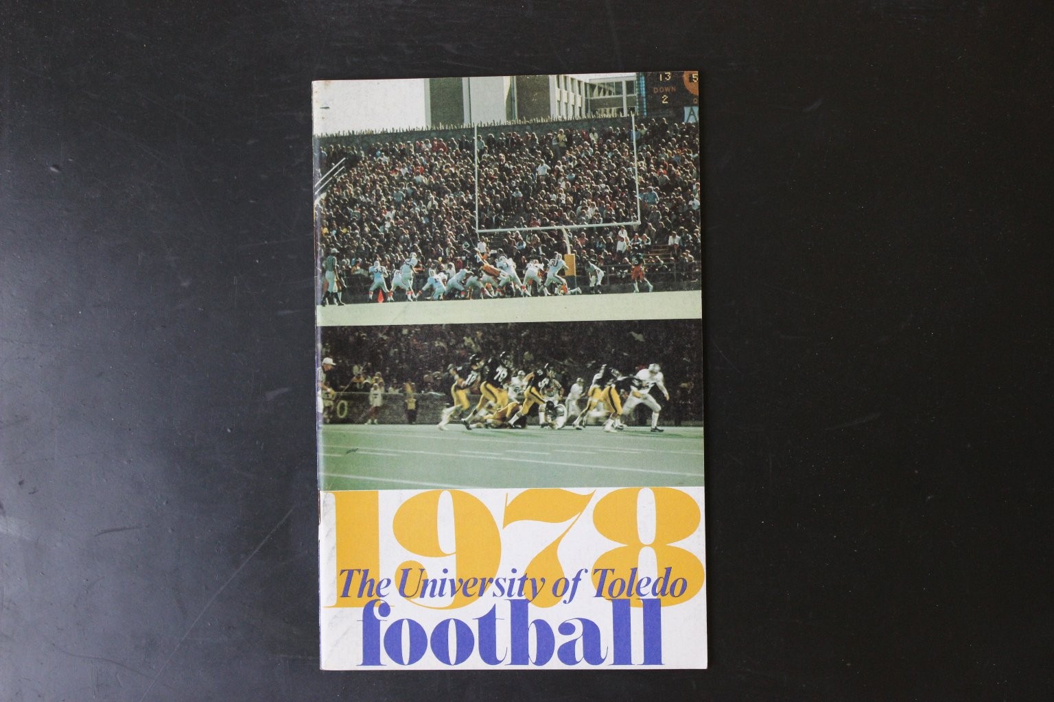 1978 University of Toledo Football Program Rockets Sports Magazine Guide