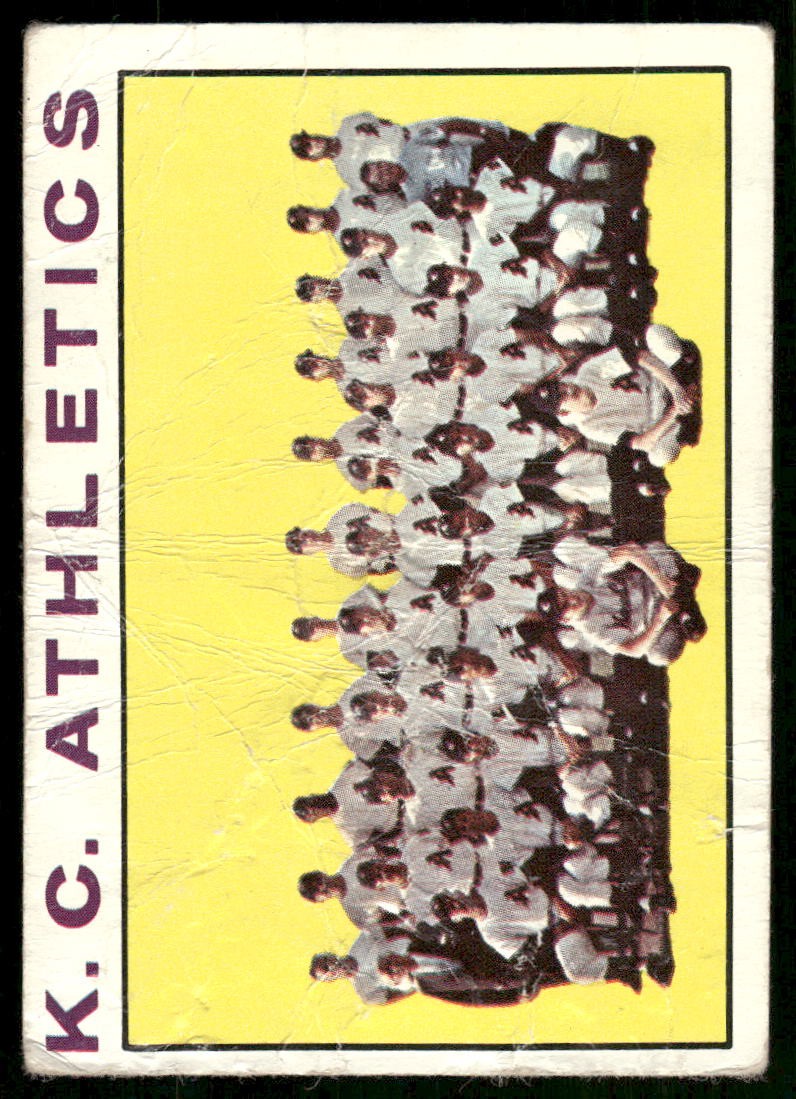 1962 Topps #384 Kansas City Athletics