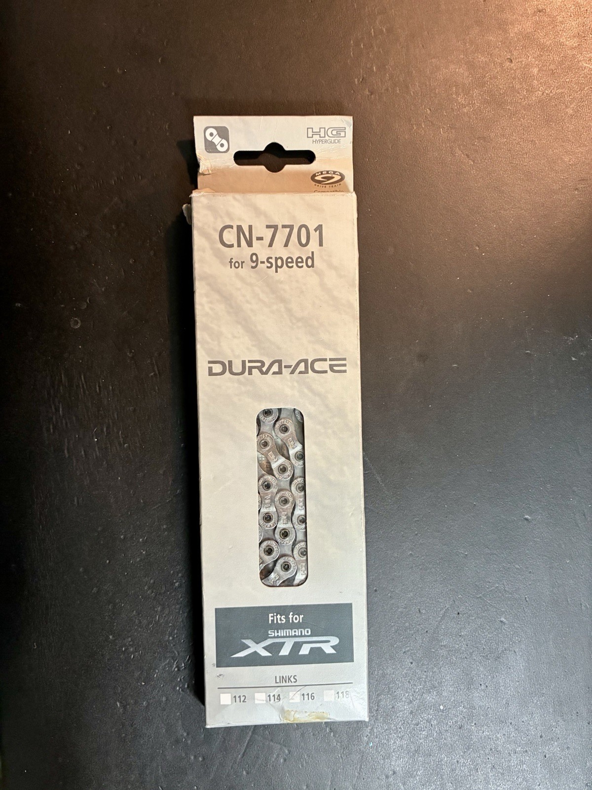 BRAND NEW Shimano DURA-ACE Chain, CN-7701, 9-speed, 116 Links