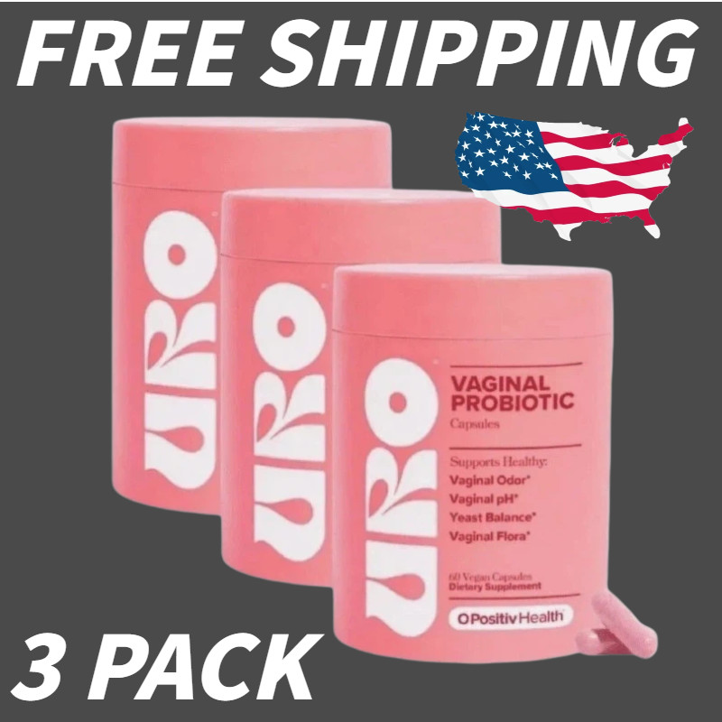 3PACK URO O Positiv Vaginal Probiotics for Women pH Balance w/ Prebiotic 3PACK URO O Positiv Vaginal Probiotics for Women pH Balance w/ Prebiotic