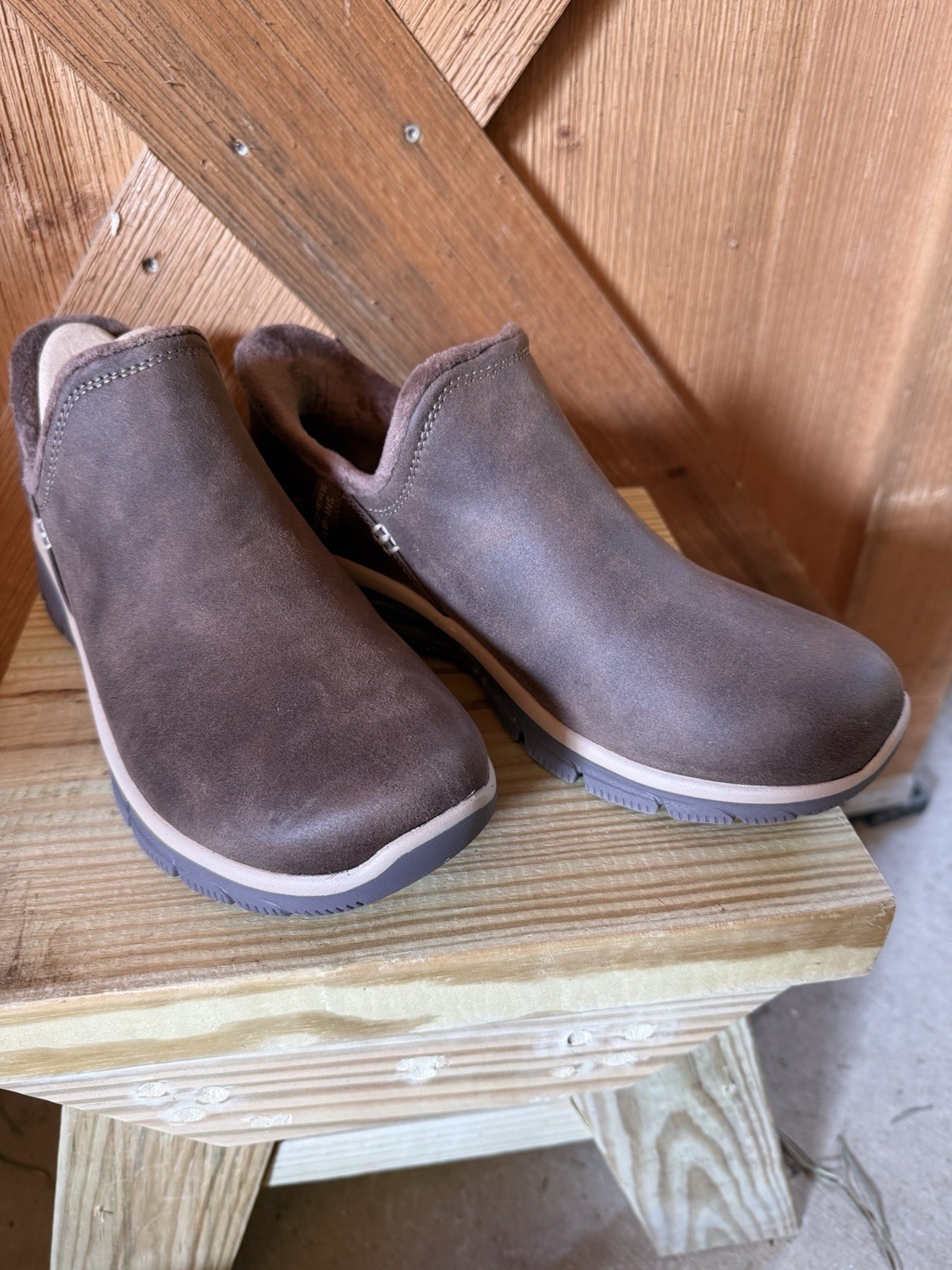 SKECHERS Slip-ins Easy Going-Modern Hour Hands Free Memory Foam Brown 9 M SKECHERS Slip-ins Easy Going-Modern Hour Hands Free Memory Foam Brown 9 M