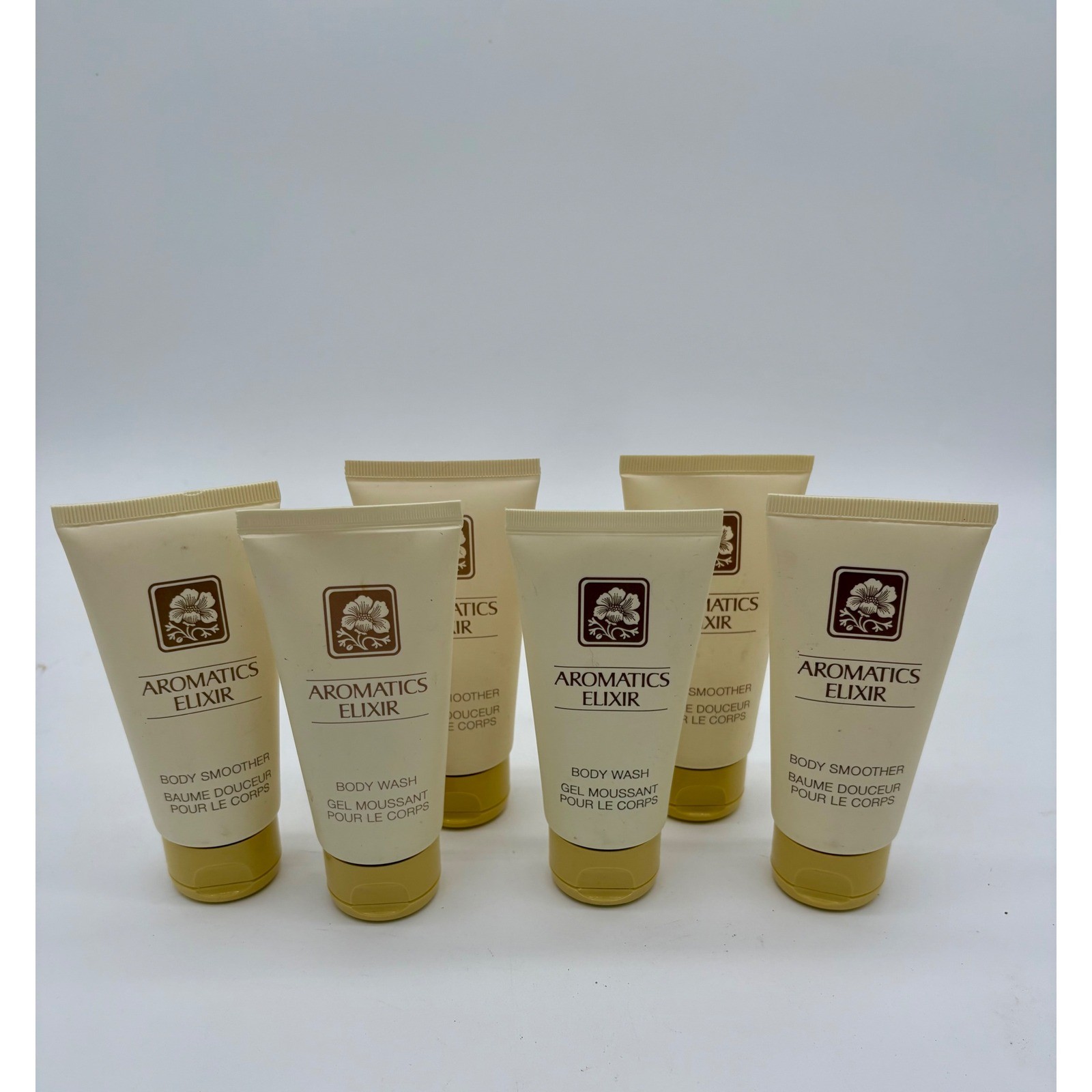 Clinique Aromatics Elixir 6pc Set 4 Body Smoother 2 Body Wash 2.5oz 75ml Each Clinique Aromatics Elixir 6pc Set 4 Body Smoother 2 Body Wash 2.5oz 75ml Each
