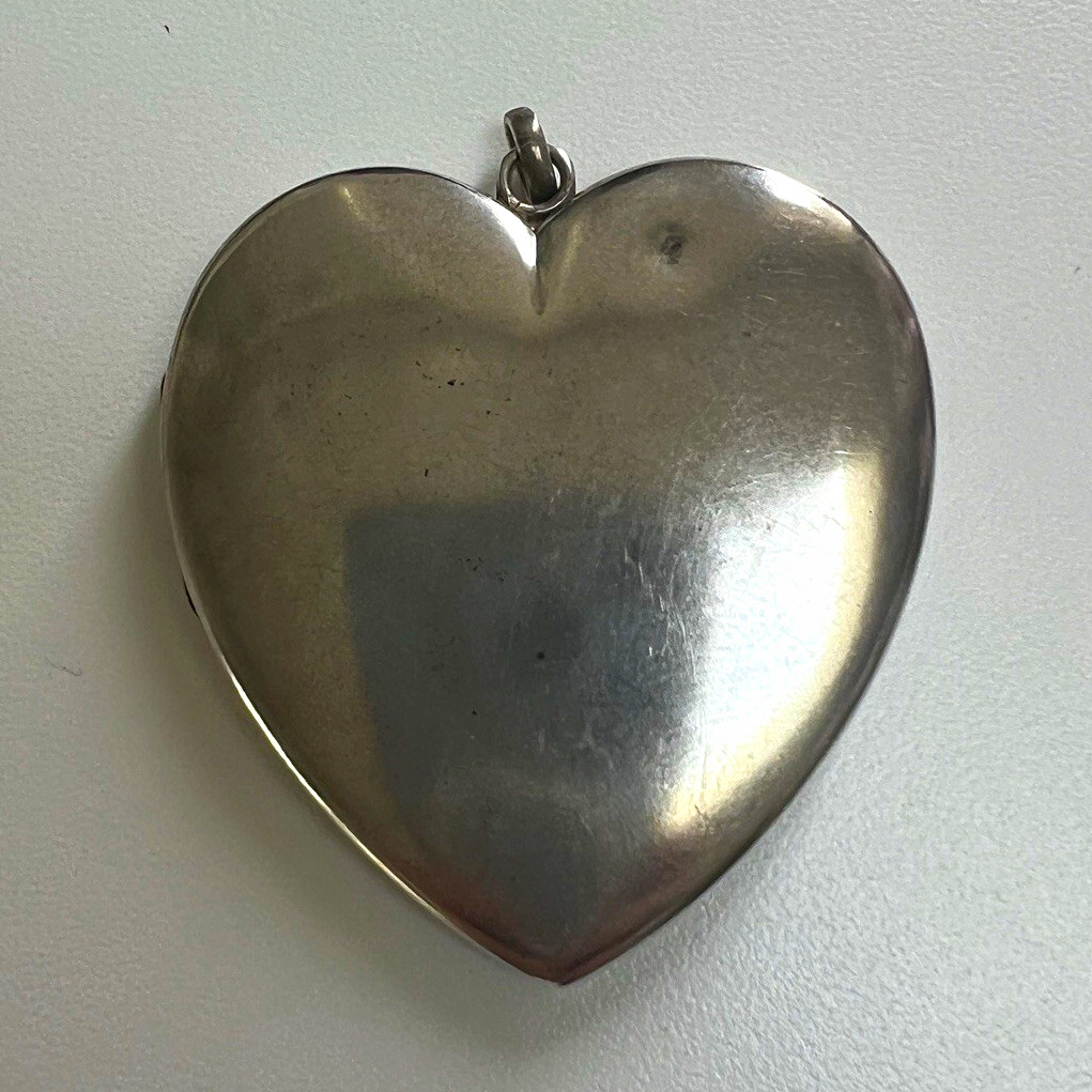 Rare, vintage, large Foster & Bailey 925 heart locket from 1890’s Rare, vintage, large Foster & Bailey 925 heart locket from 1890’s