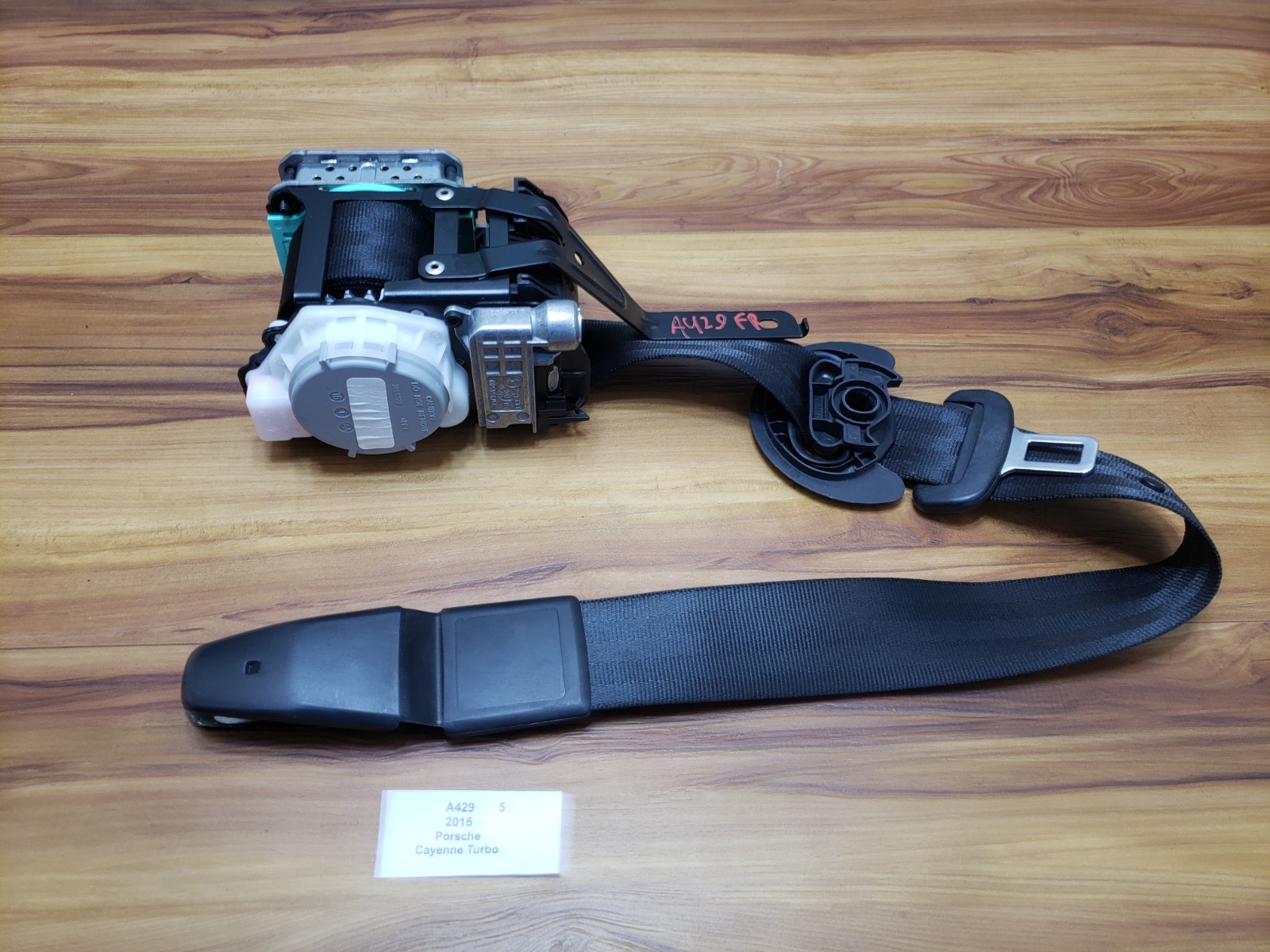 ✅ 11-18 OEM Porsche Cayenne Turbo 958 Rear Right Passenger Seat Belt Retractor