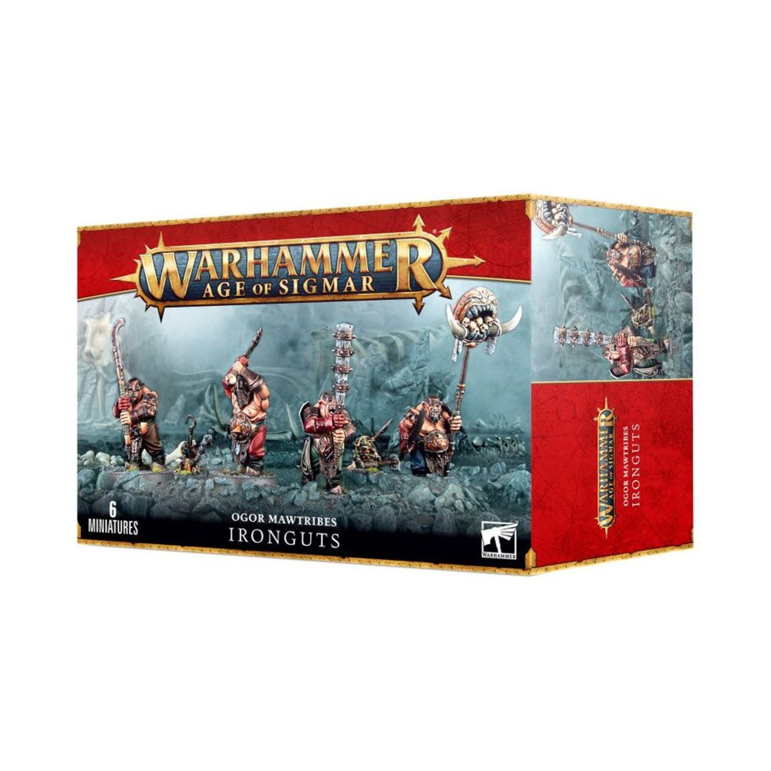 GW WHF Ogre Kingdoms Ironguts (2022 Ed) SW (VG/New) GW WHF Ogre Kingdoms Ironguts (2022 Ed) SW (VG/New)