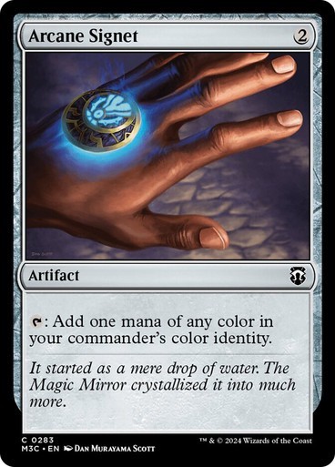 Arcane Signet NM MTG Commander: Modern Horizons 3 M3C Mana Ramp Artifact Regular Arcane Signet NM MTG Commander: Modern Horizons 3 M3C Mana Ramp Artifact Regular