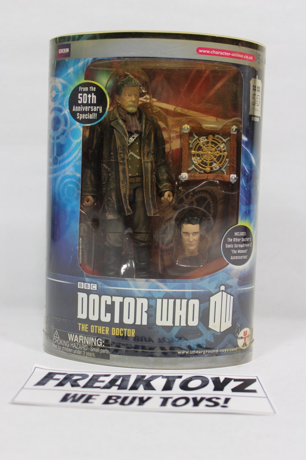 Doctor Who The Other Doctor Figure Underground Toys 50th Anniversary, Open
