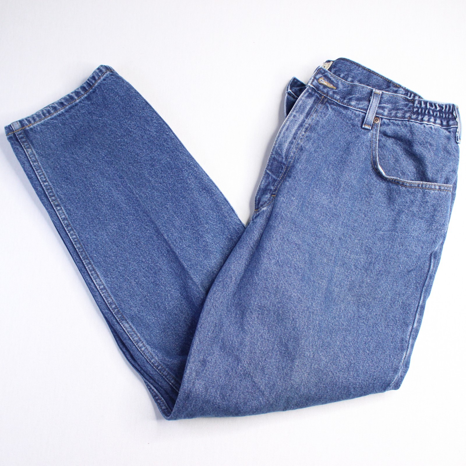 VTG LL Bean Mens Size 38x30 Denim Dark Wash Comfort Waist High Rise Blue Jeans VTG LL Bean Mens Size 38x30 Denim Dark Wash Comfort Waist High Rise Blue Jeans