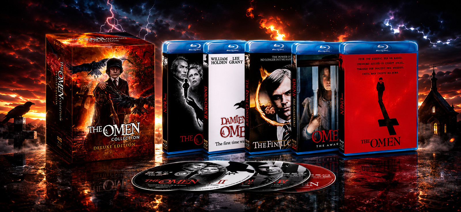The Omen Collection [Deluxe Edition] Blu-ray box set BRAND NEW
