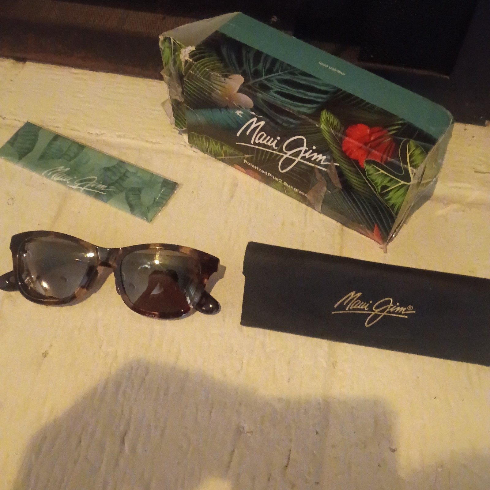 MAUI JIM MJ 434-10L TORTOISE HANA BAY 51/20/146 JAPAN &Z90