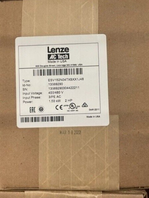ESV152N04TXB New LENZE ESV152N04TXB AC Tech Inverter ESV152N04TXB New LENZE ESV152N04TXB AC Tech Inverter