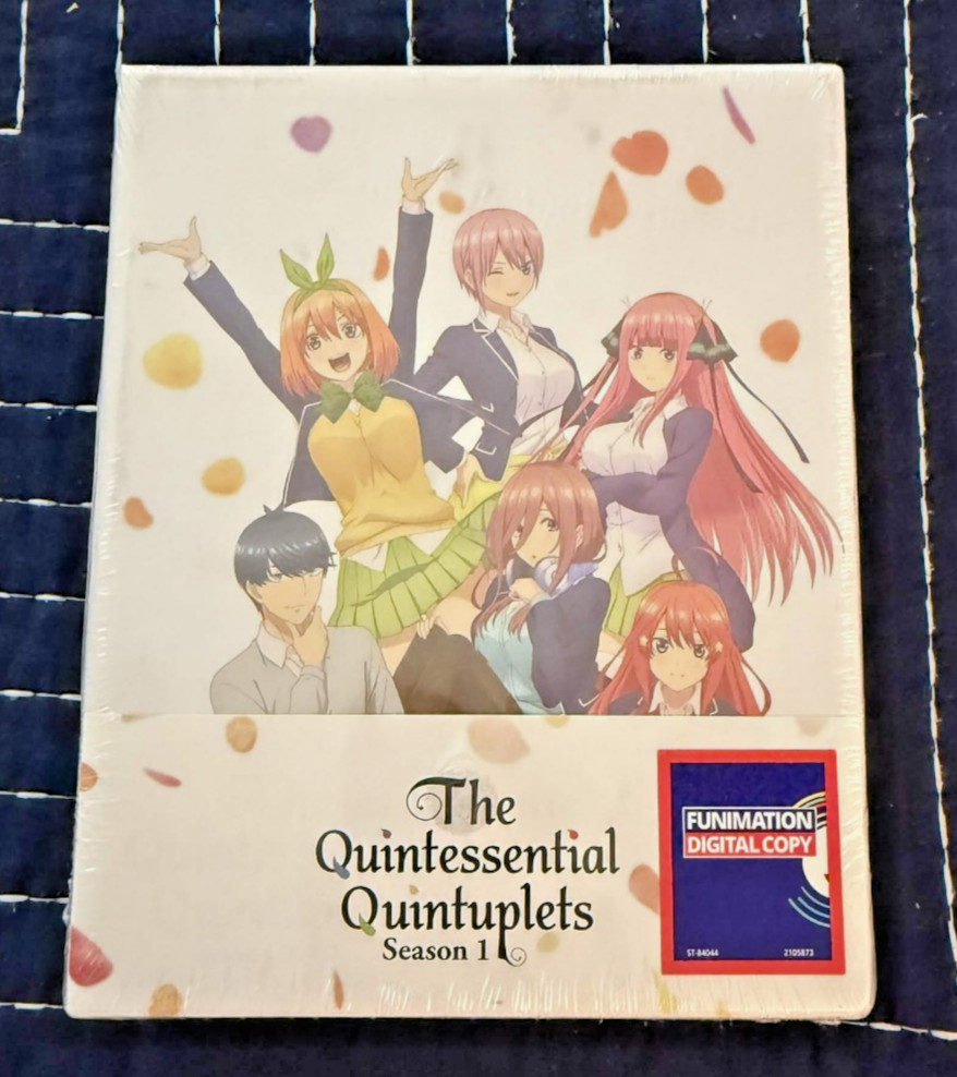 The Quintessential Quintuplets Season 1 (Blu-ray/DVD) Limited Edition Sealed