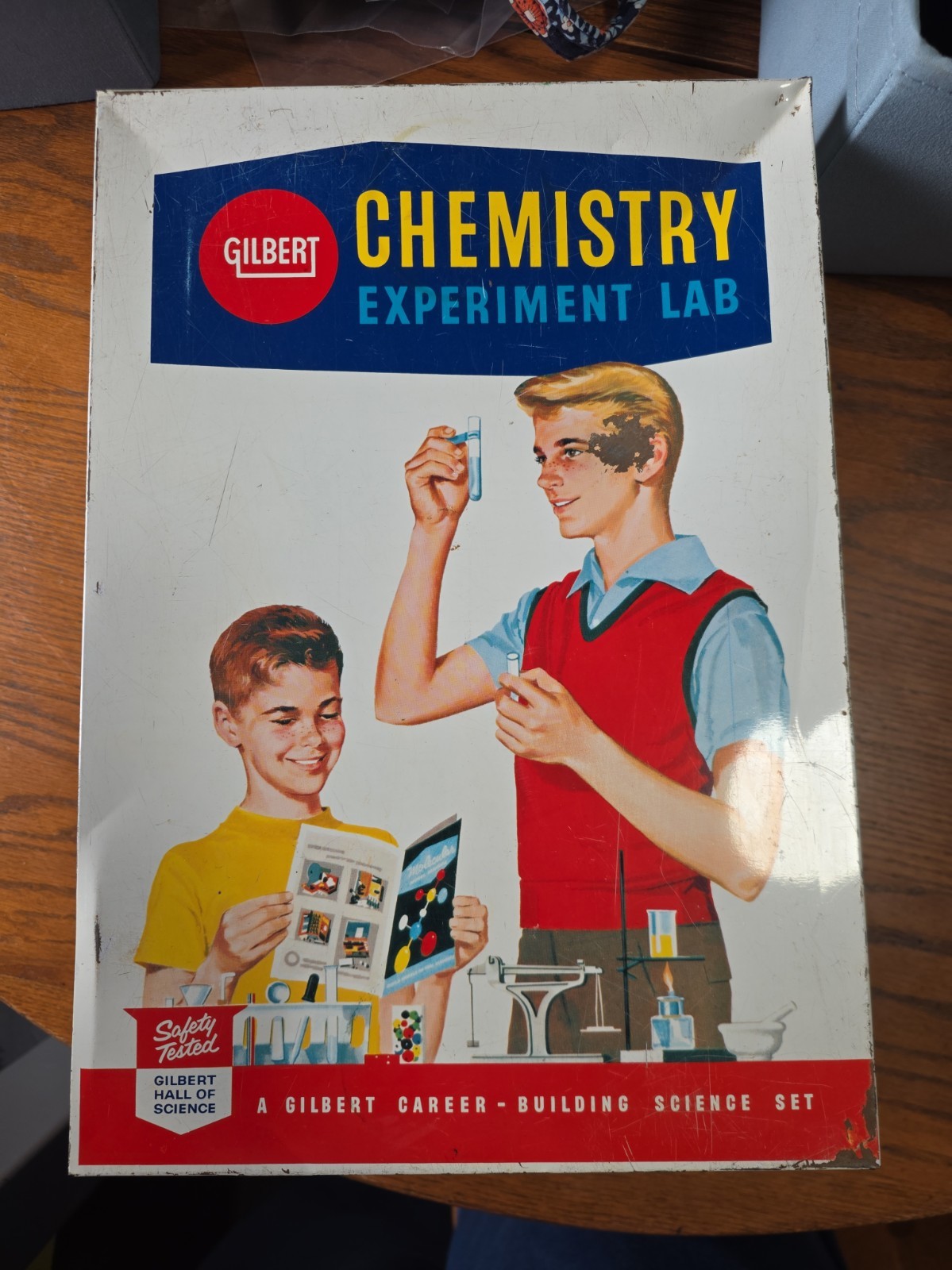 1950s Vintage Gilbert Chemistry Experiment Lab Fair condition Mostly Complete 1950s Vintage Gilbert Chemistry Experiment Lab Fair condition Mostly Complete