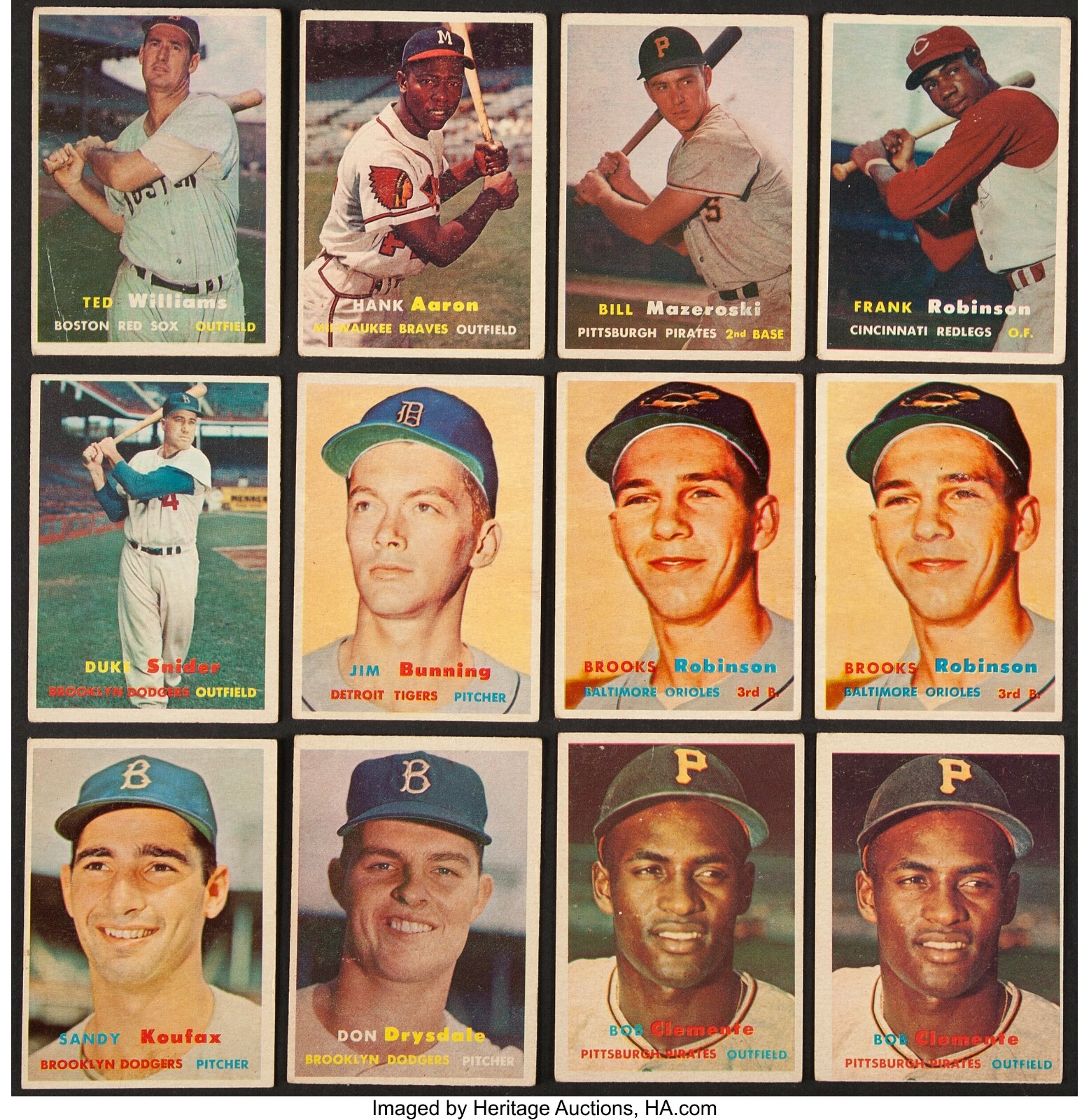 1957 Topps Baseball You Pick  -Complete Your Set -PRICING BASED ON CONDITION