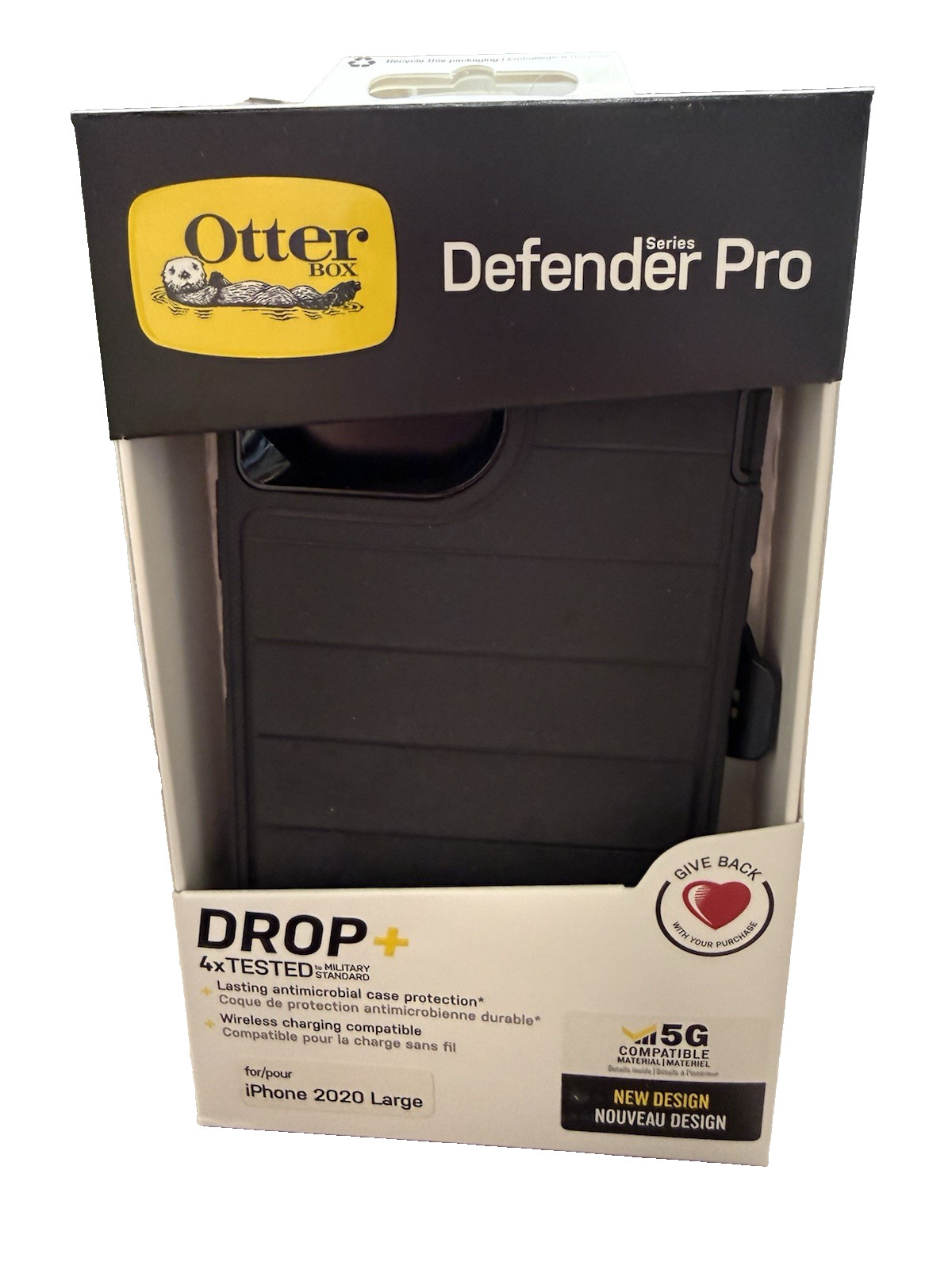OtterBox Defender Pro Series Case Protection For iPhone2020 LARGE- Black