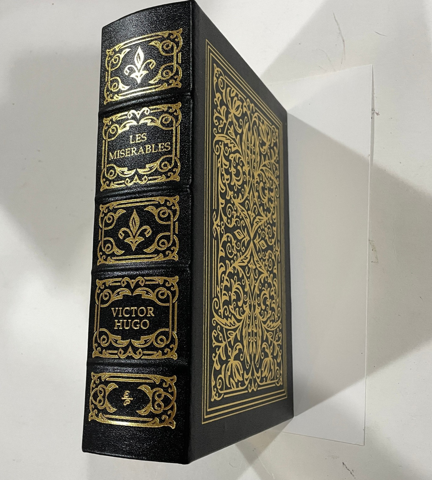Easton Press Collector\'s Ed. LES MISERABLES Victor Hugo Leather-Bound Gilded VG