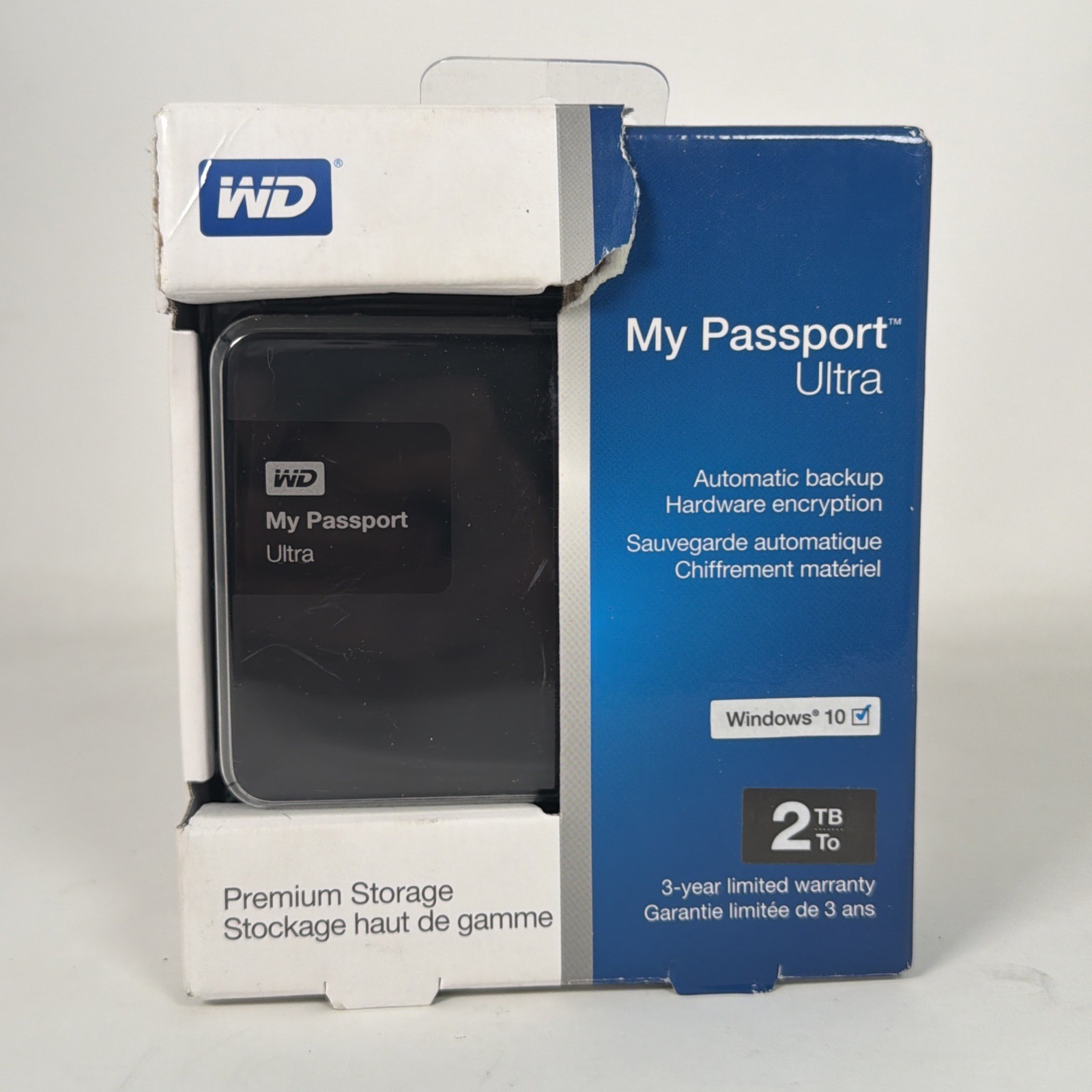 WD MY PASSPORT ULTRA 2TB HDD Backup Storage - Black- WDBBKD0020BBK-NEWM (SEALED) WD MY PASSPORT ULTRA 2TB HDD Backup Storage - Black- WDBBKD0020BBK-NEWM (SEALED)