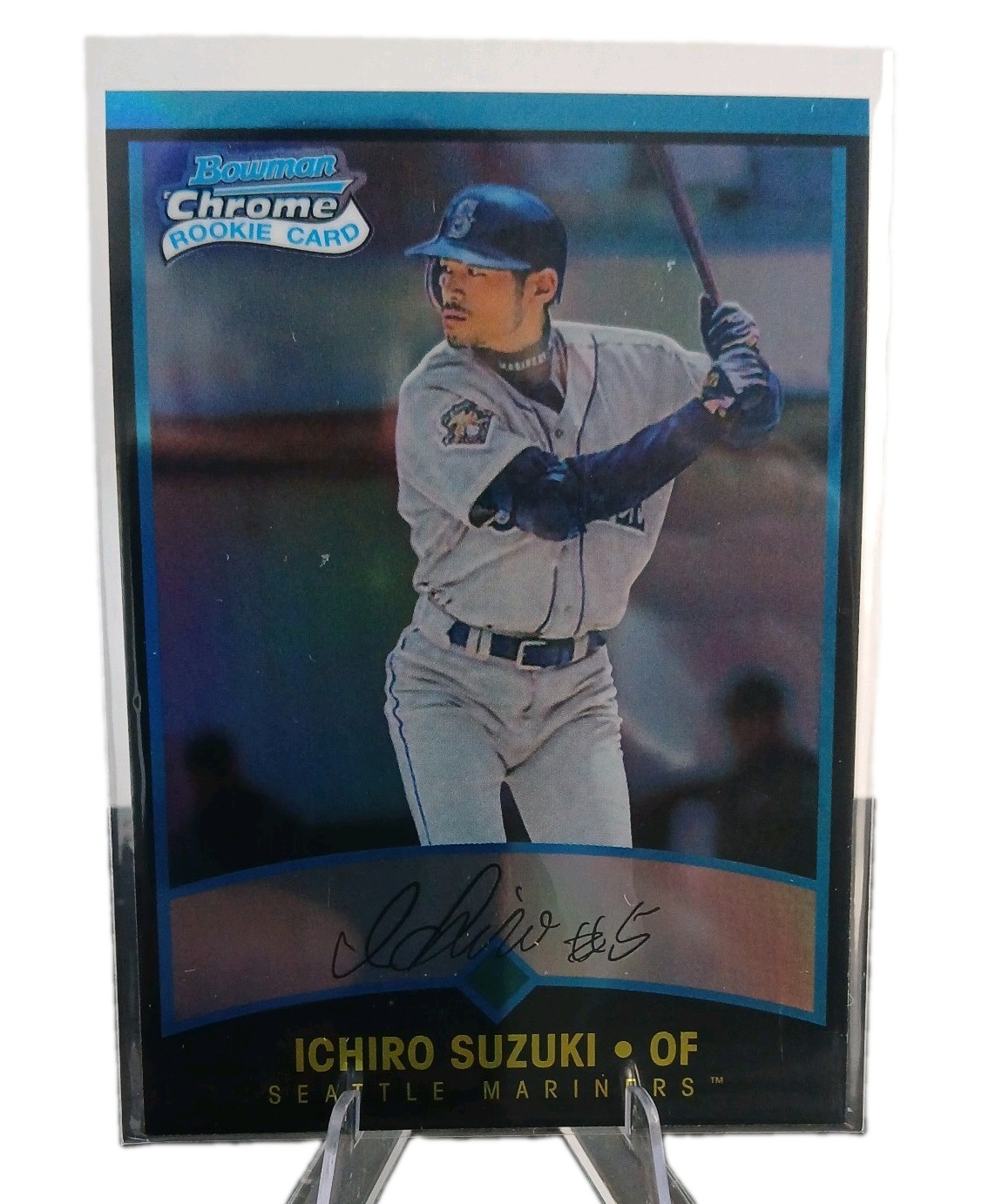 2011 Bowman Chrome - Throwbacks Ichiro Suzuki #351 Refractor English Back /99